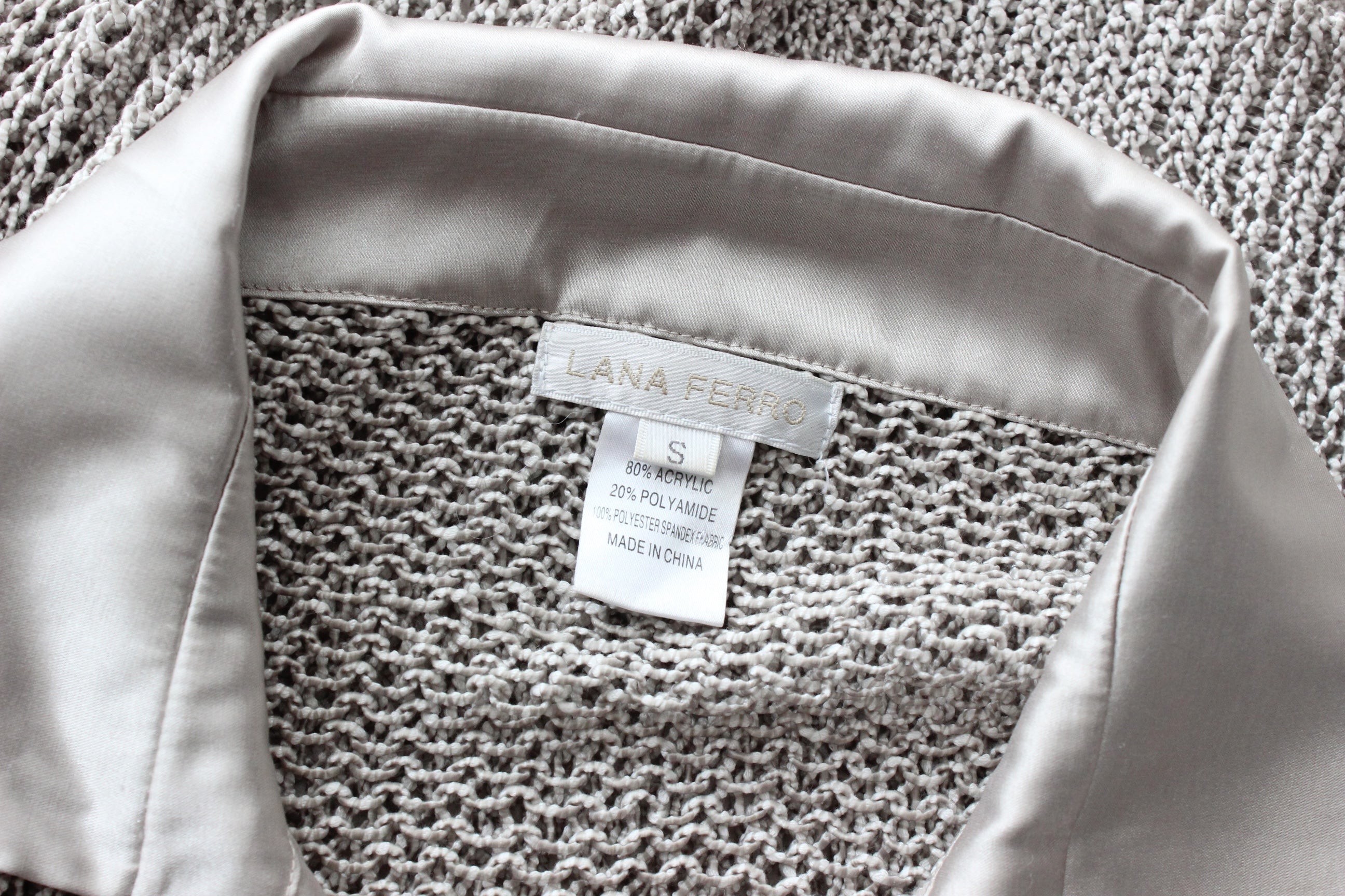 Y2K Futuristic Open Knit Top