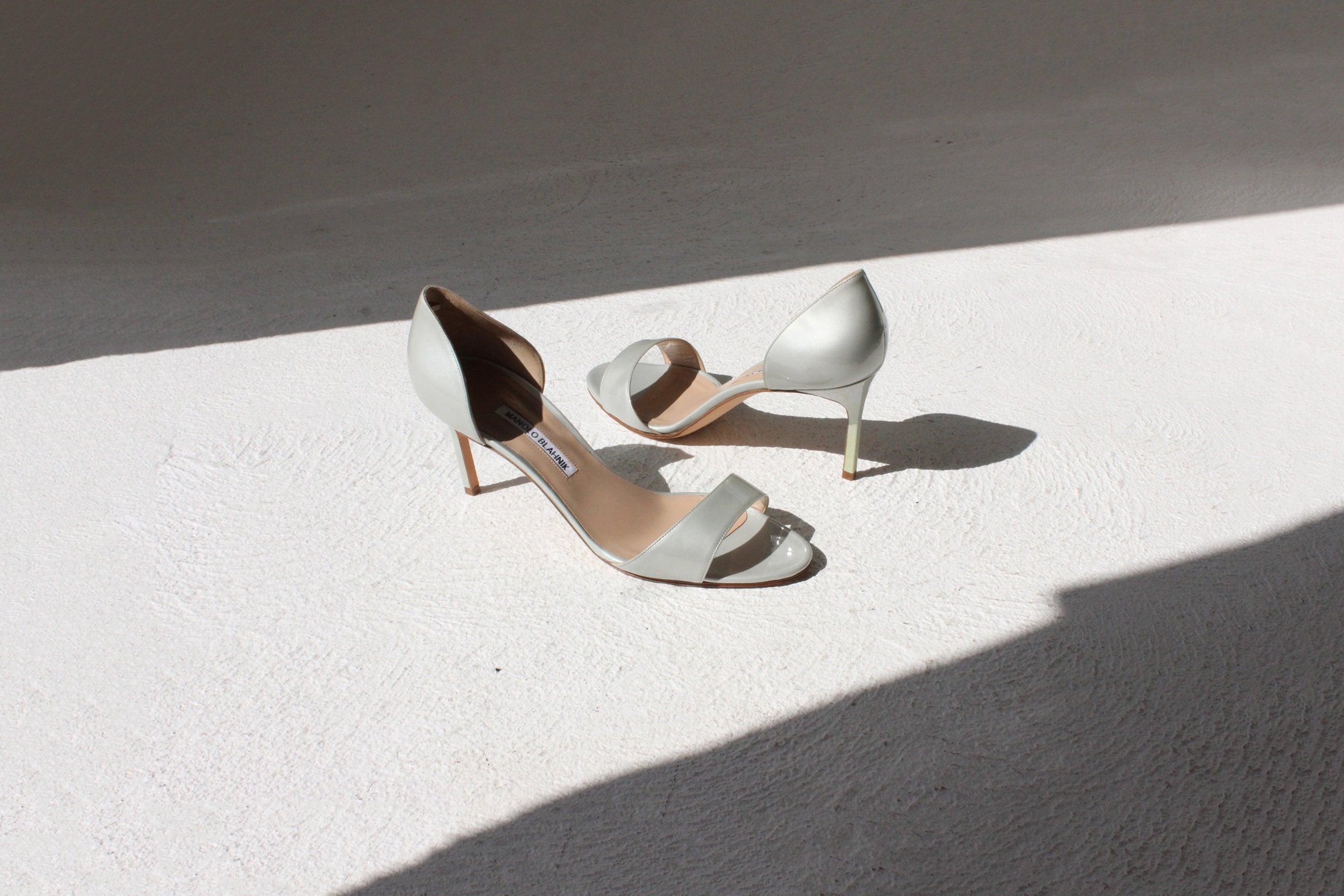 2000s MANOLO BLAHNIK Pastel Patent Leather Heels - Euro 40.5