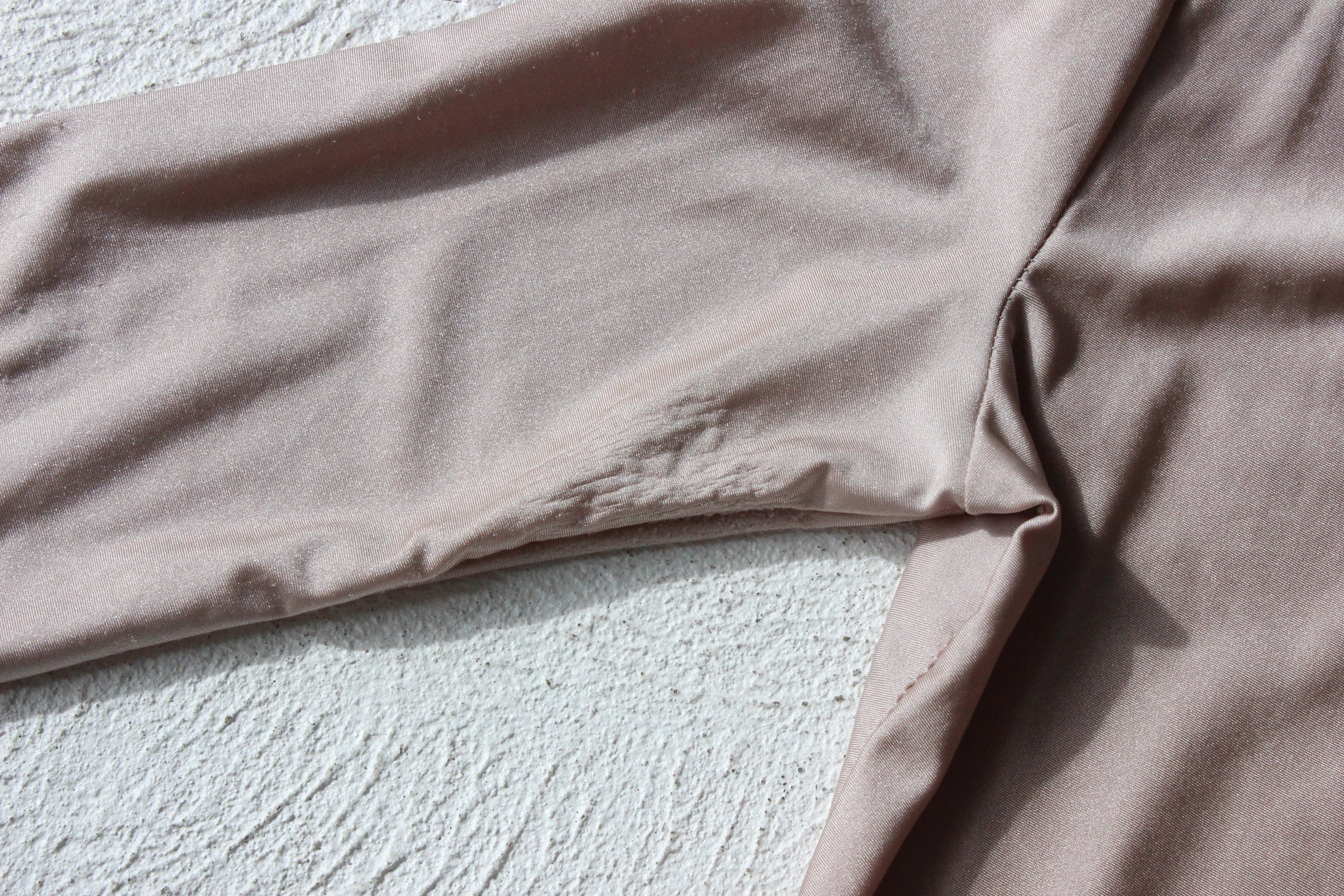 2000s Neutral Stretch Lycra Long Sleeve Top