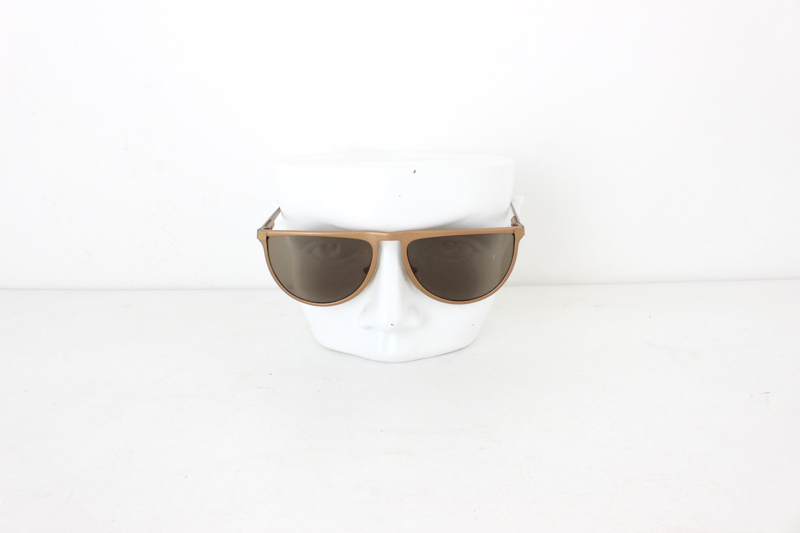 Vintage GIANFRANCO FERRE 80s Matte Bronze Sunglasses