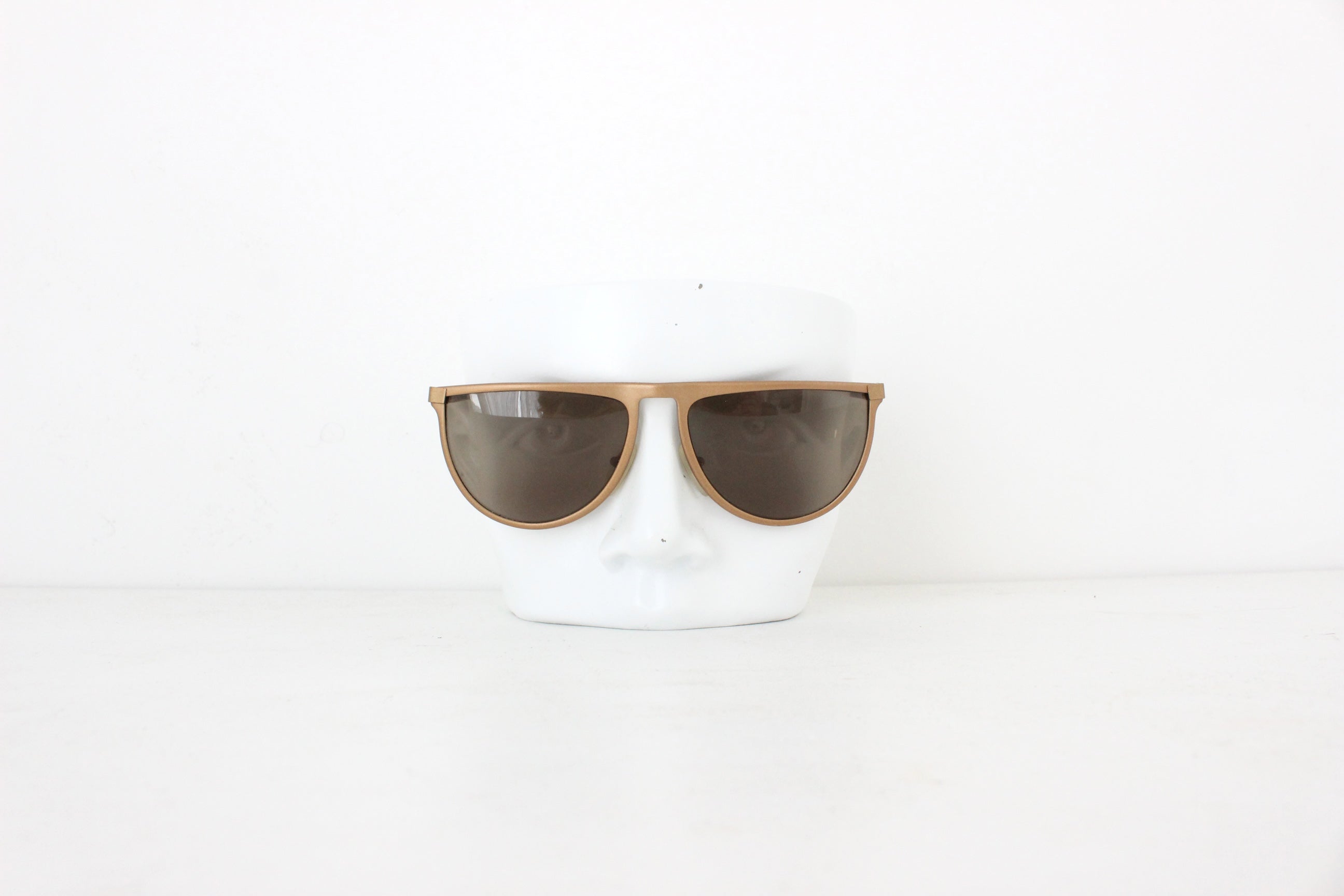 Vintage GIANFRANCO FERRE 80s Matte Bronze Sunglasses