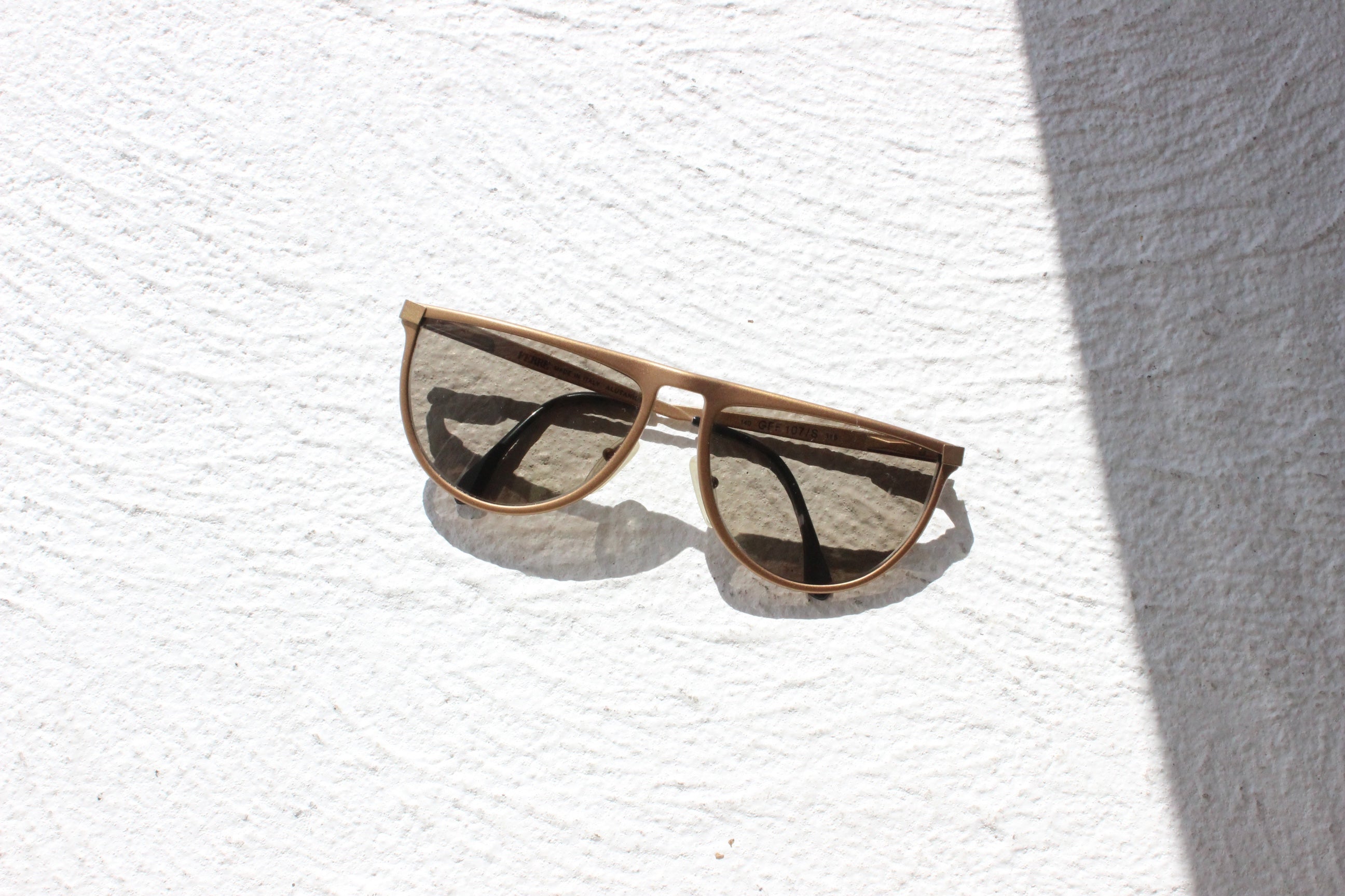 Vintage GIANFRANCO FERRE 80s Matte Bronze Sunglasses