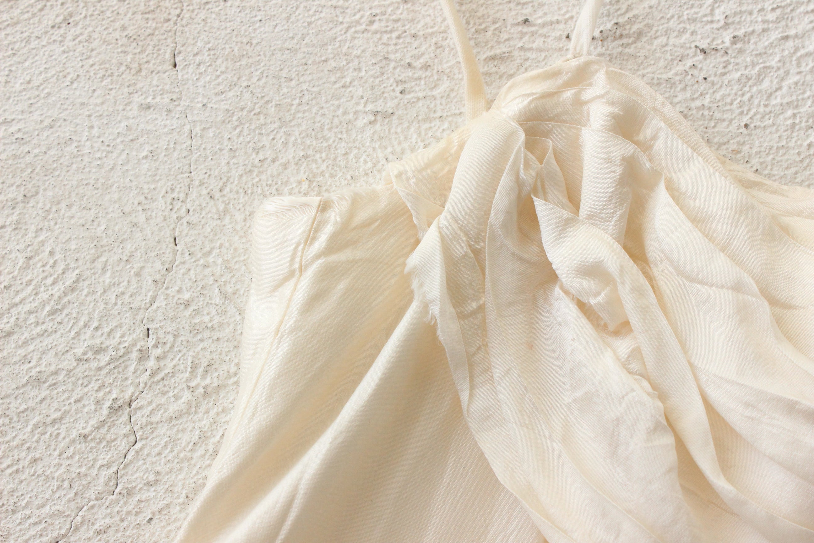 BALLETCORE 1950s Silk & Tulle Hand Made Wedding Dress