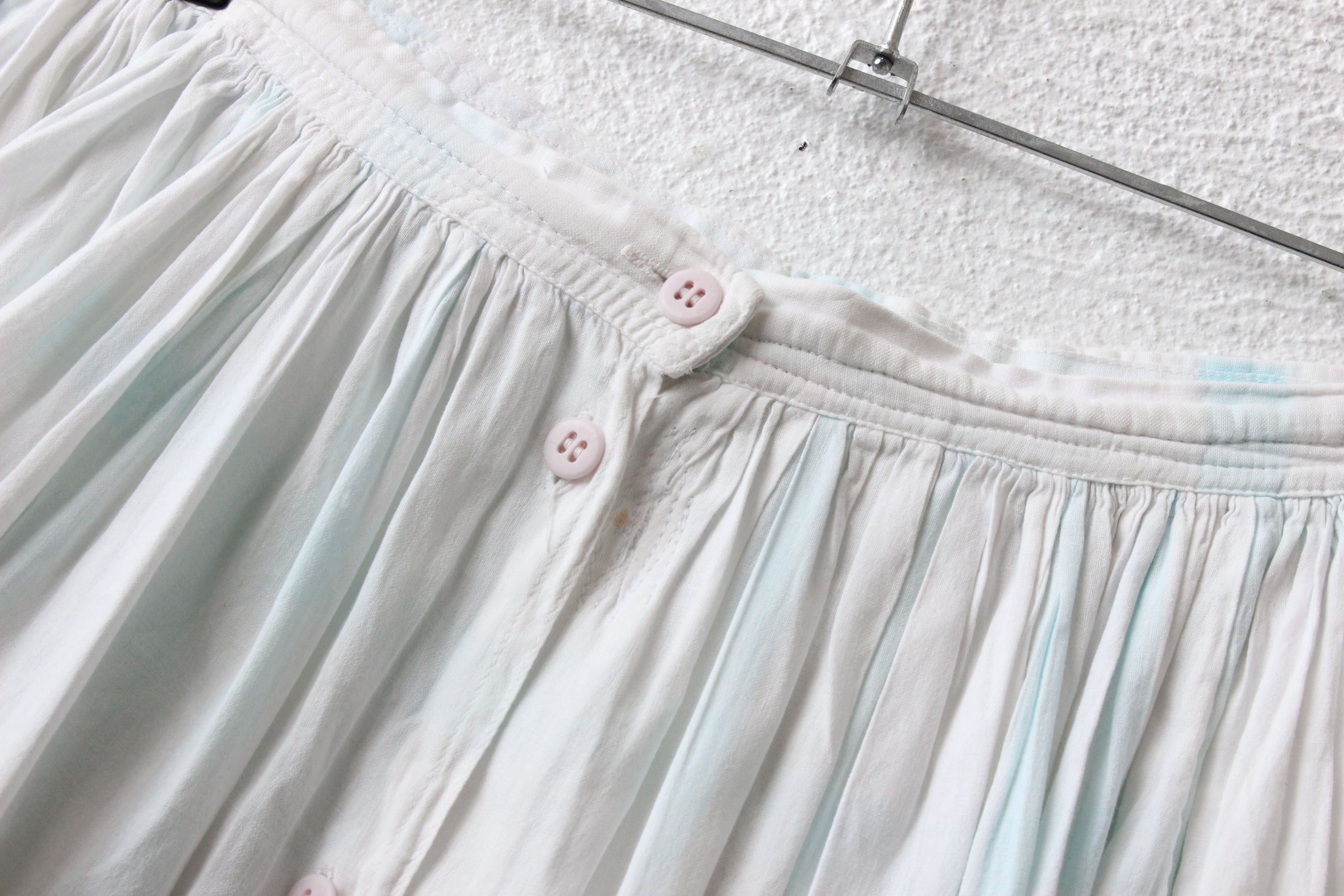 FOUND IN GREECE 80s Greek Villager Voluminous Cotton Circle Skirt