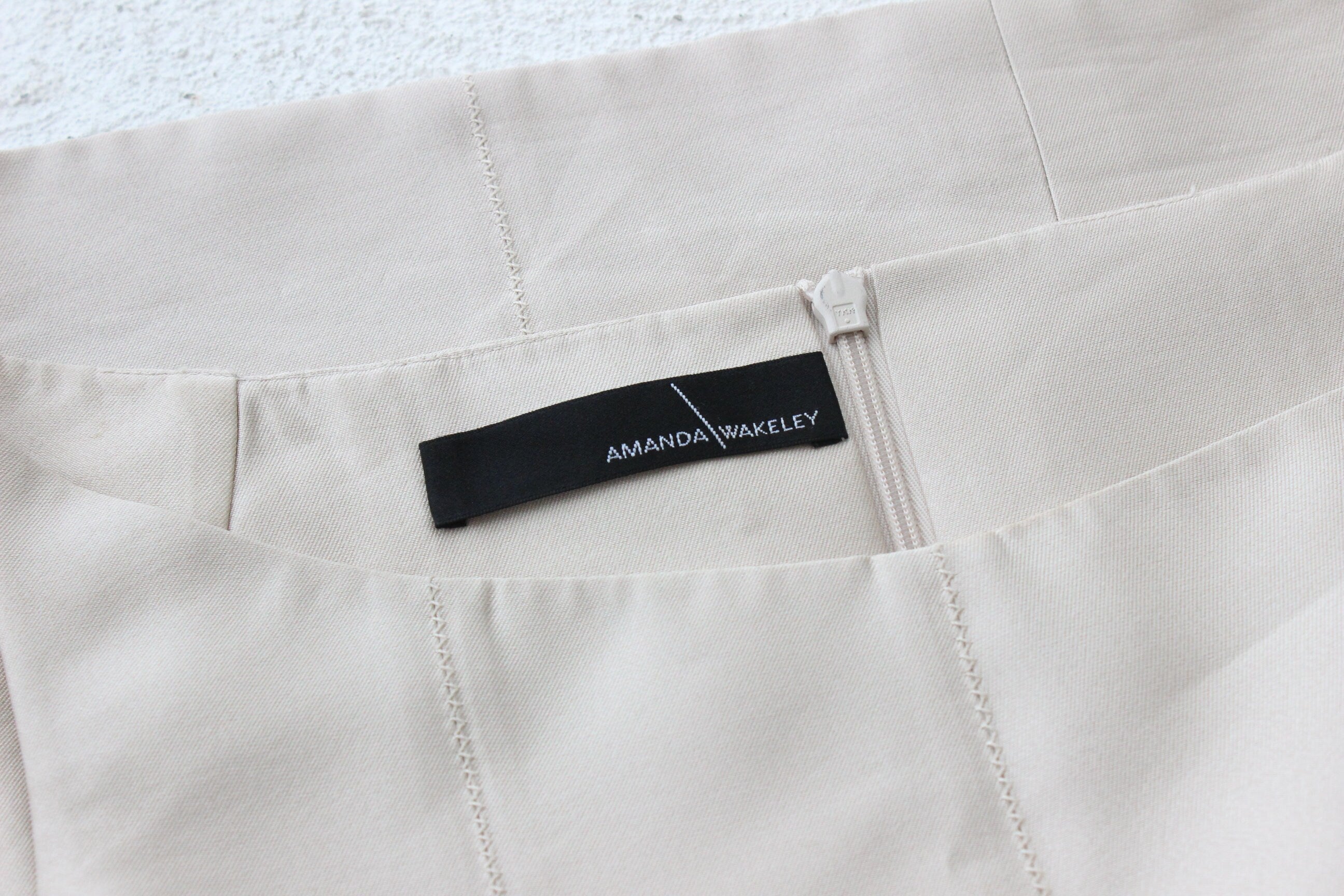 2000s Amanda Wakeley Pure Silk Pearlescent A-Line Dress