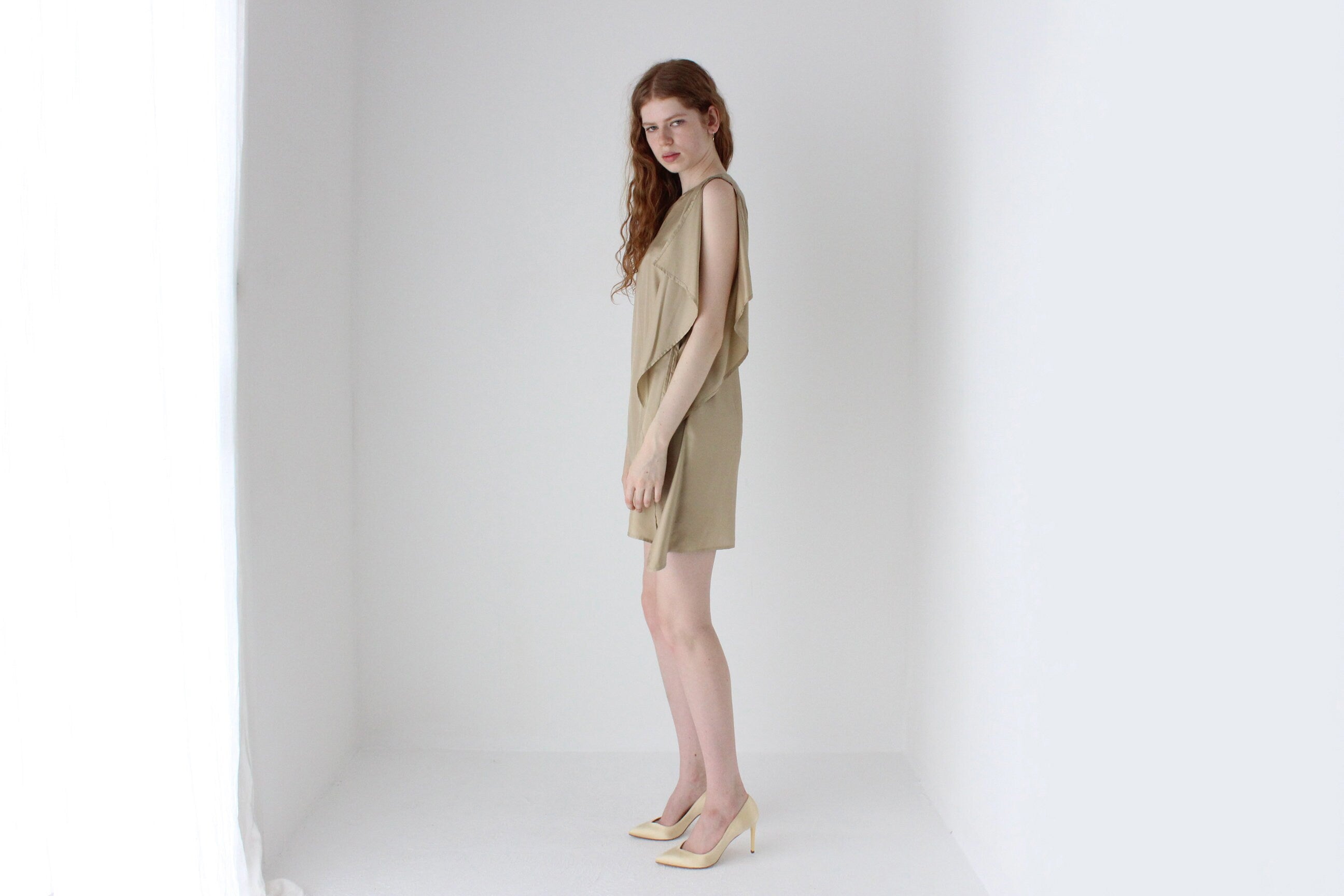 2010s Alexandre Plokhov Pure Silk Asymmetric Mini