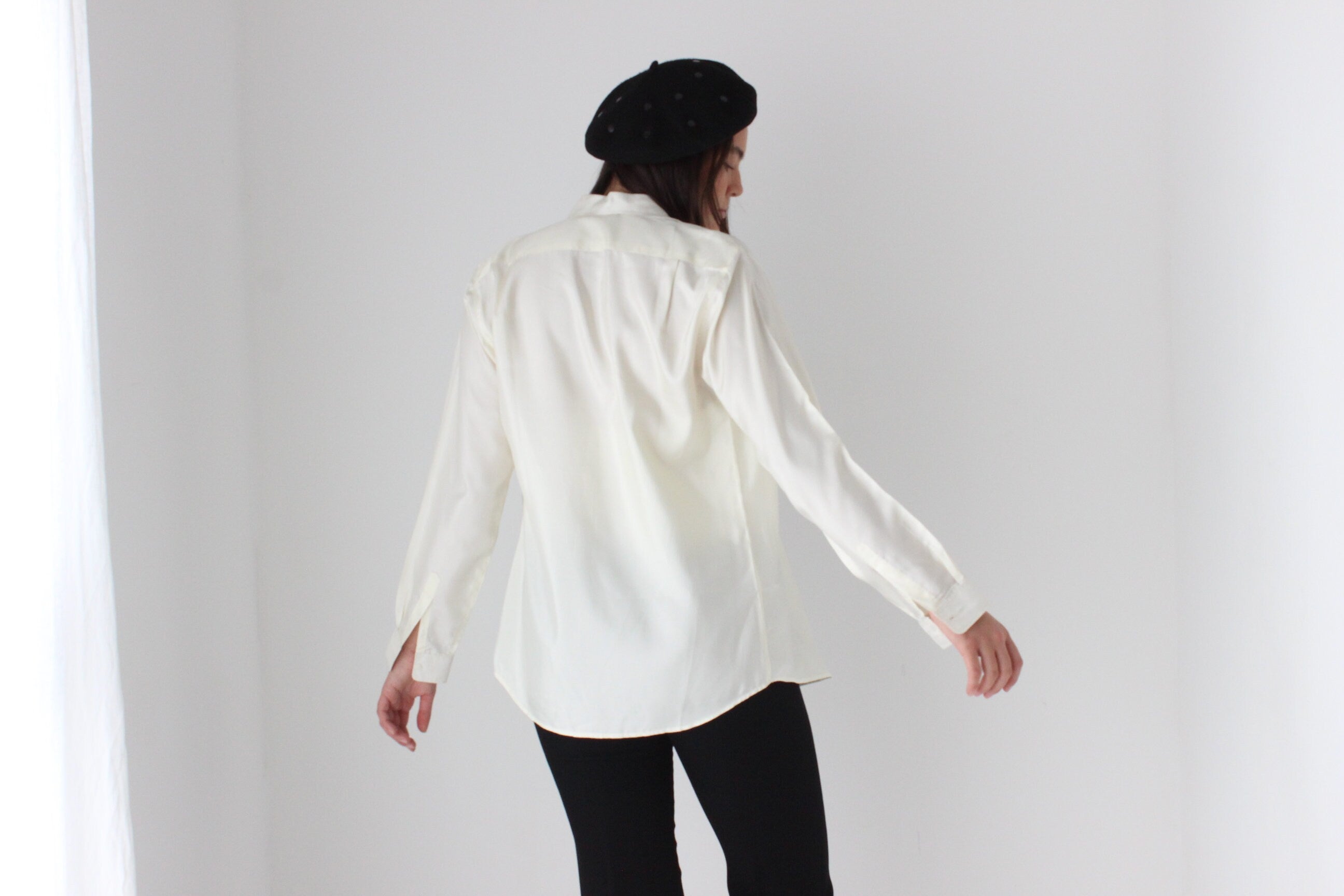 80s Crisp Sateen Shirt