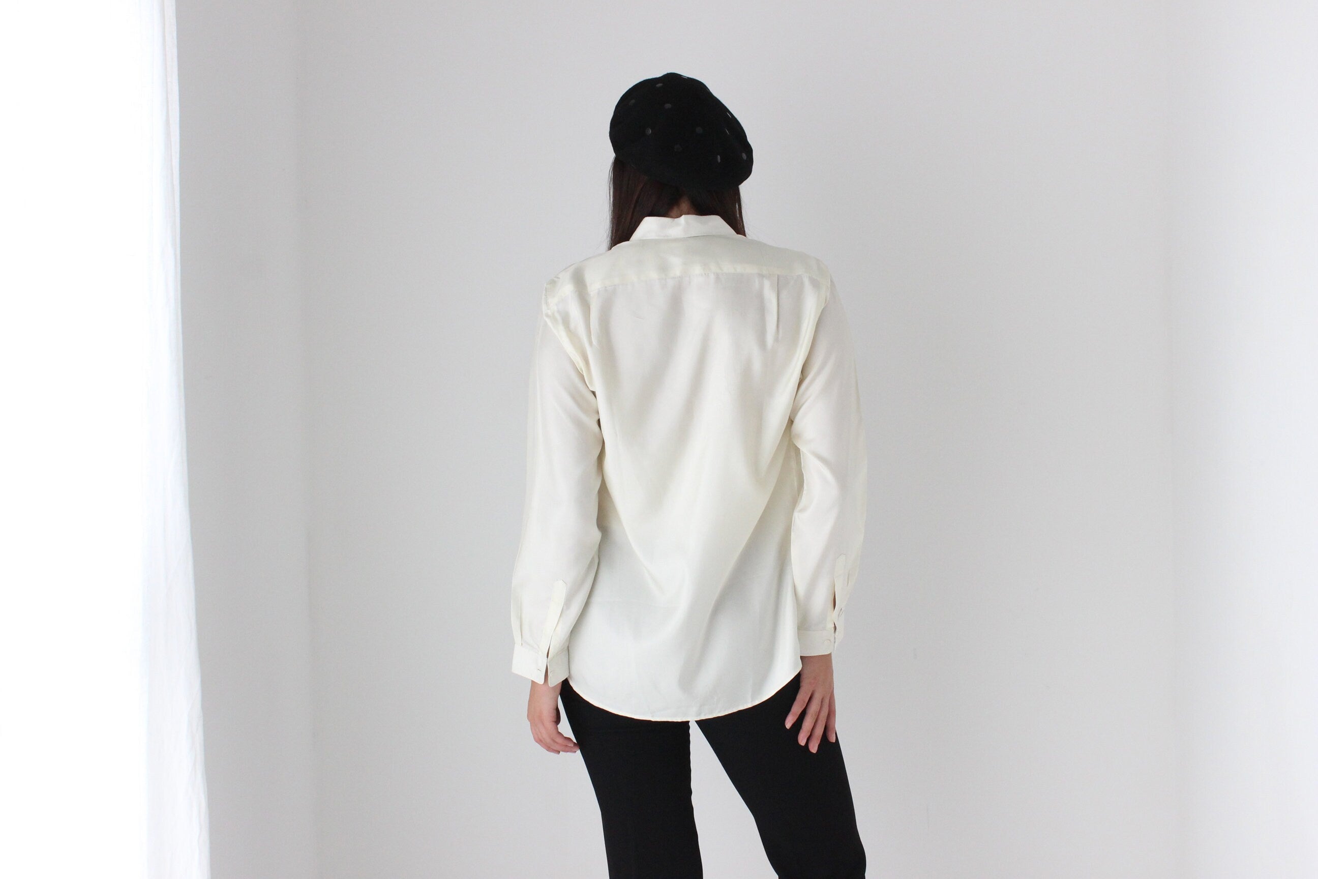 80s Crisp Sateen Shirt