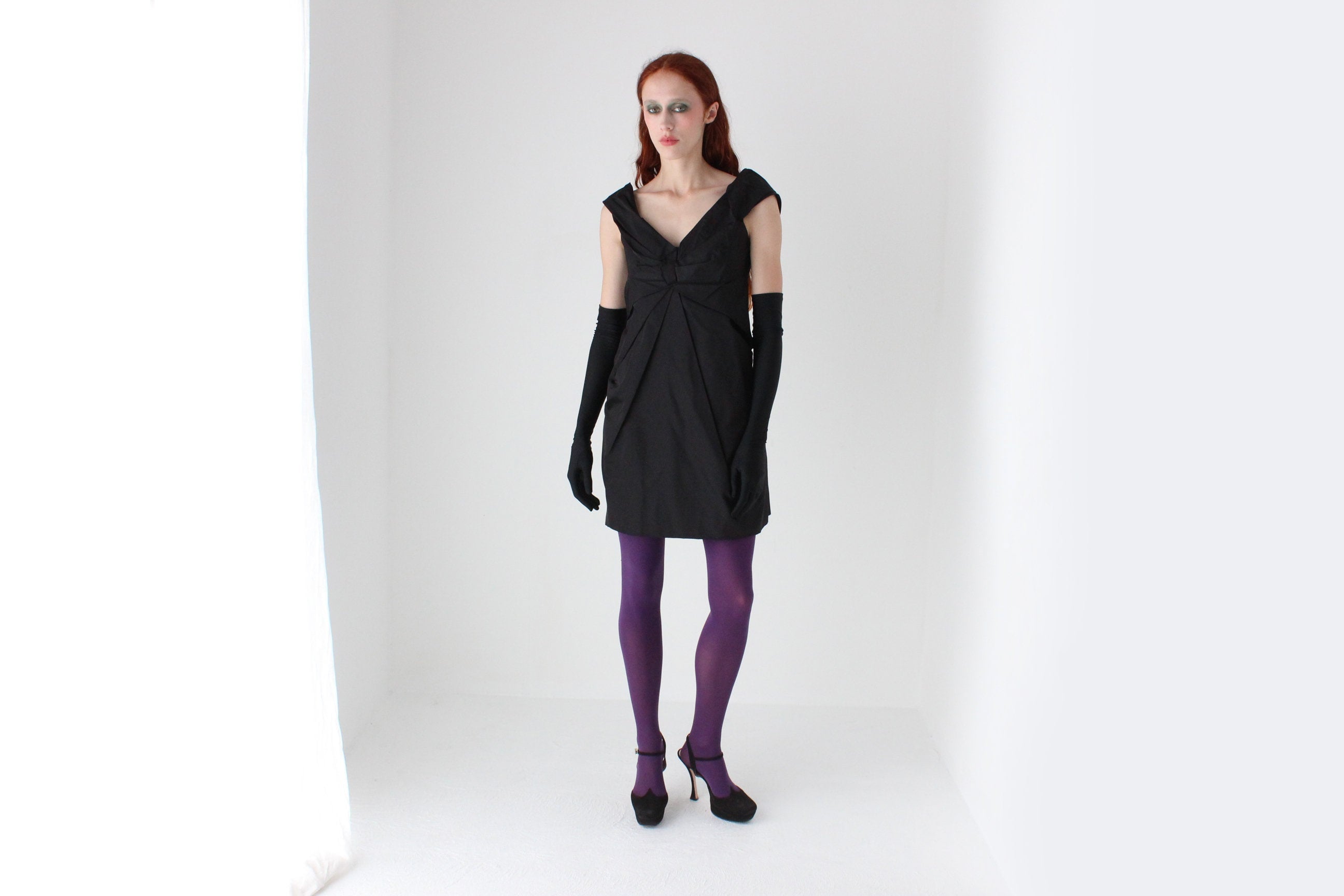 MARC JACOBS Silk Taffeta Y2K Sculptural Bubble Romantic Mini