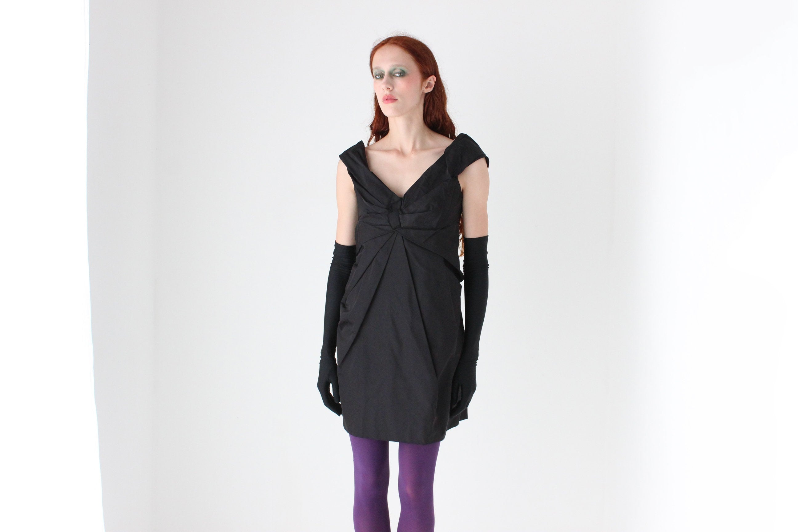 MARC JACOBS Silk Taffeta Y2K Sculptural Bubble Romantic Mini