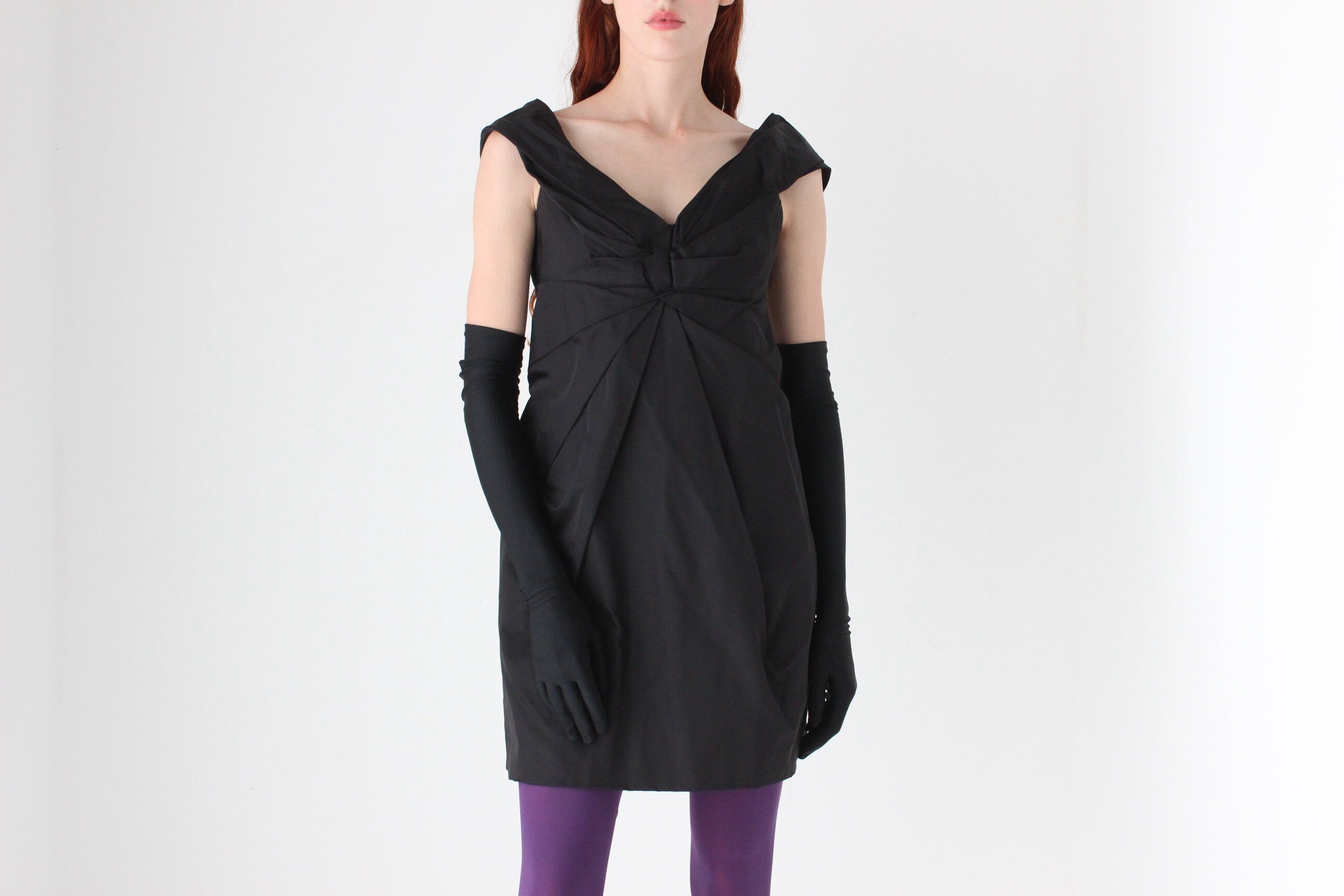 MARC JACOBS Silk Taffeta Y2K Sculptural Bubble Romantic Mini