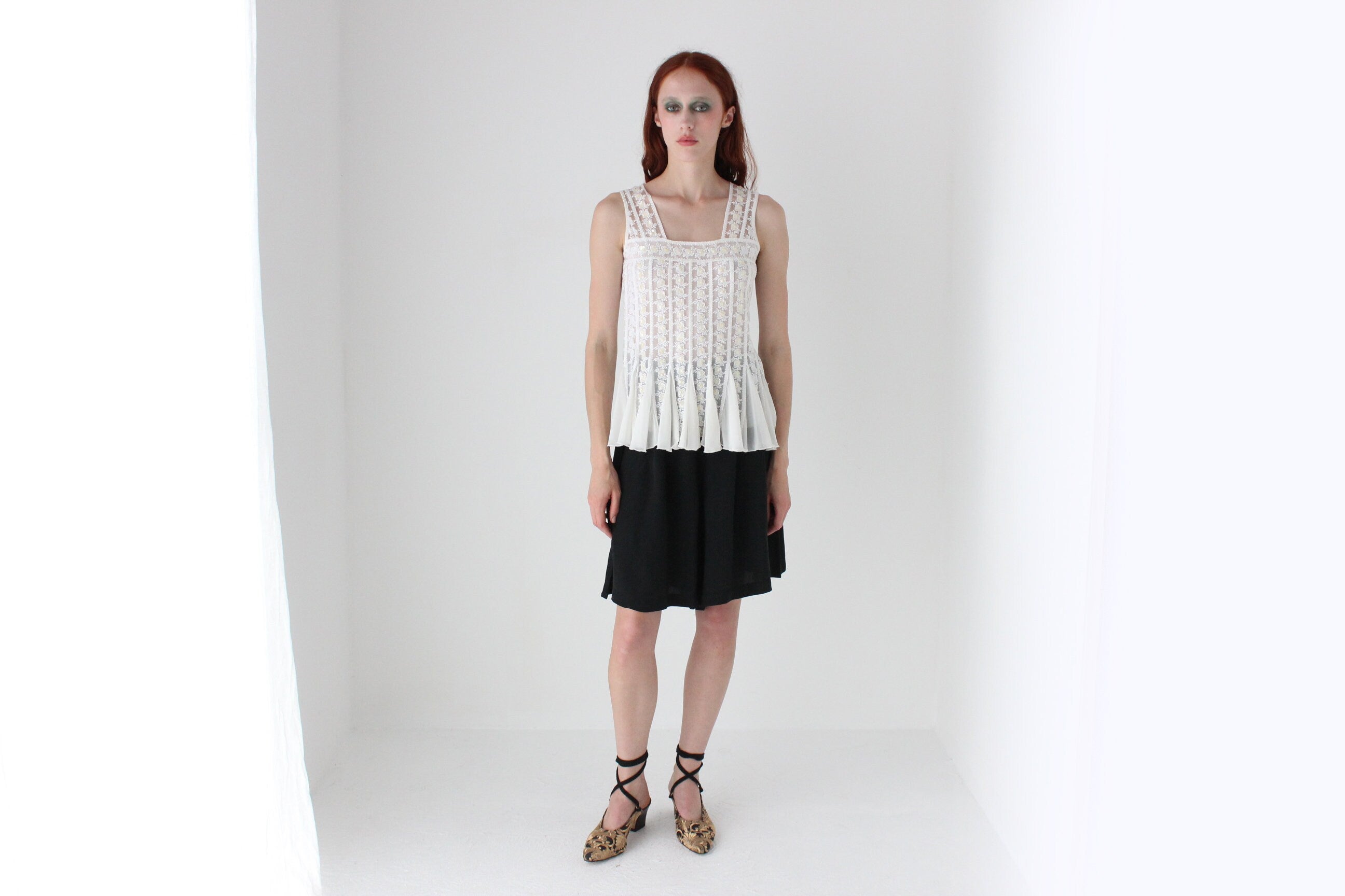 Y2K Mesh Fairy / Renaissance / Medieval Corset Top