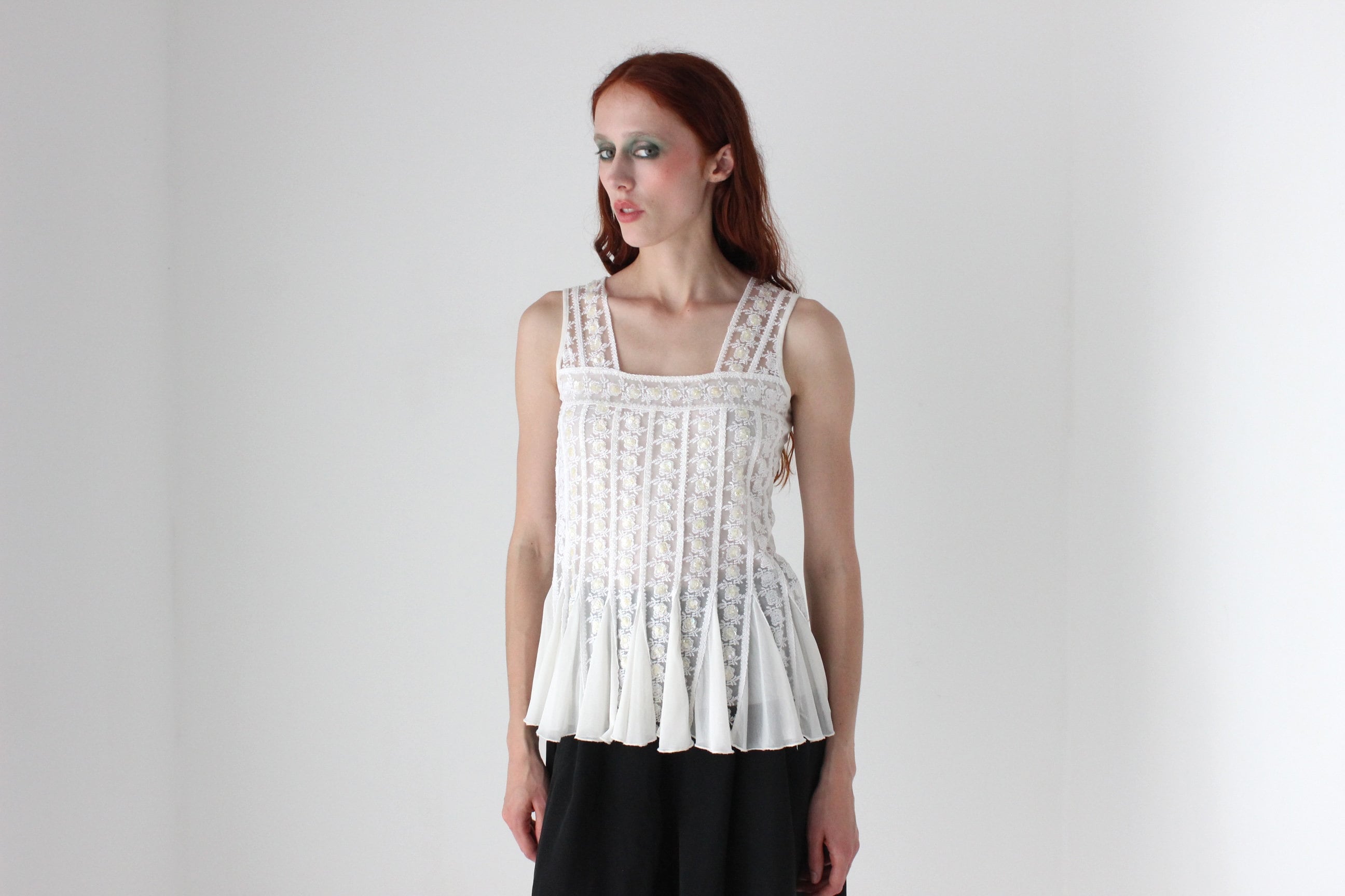 Y2K Mesh Fairy / Renaissance / Medieval Corset Top