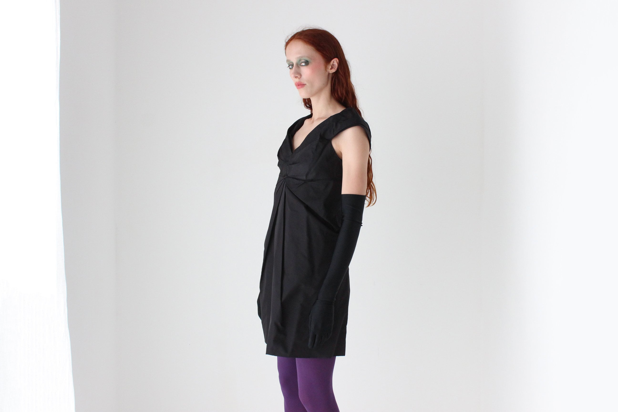 MARC JACOBS Silk Taffeta Y2K Sculptural Bubble Romantic Mini