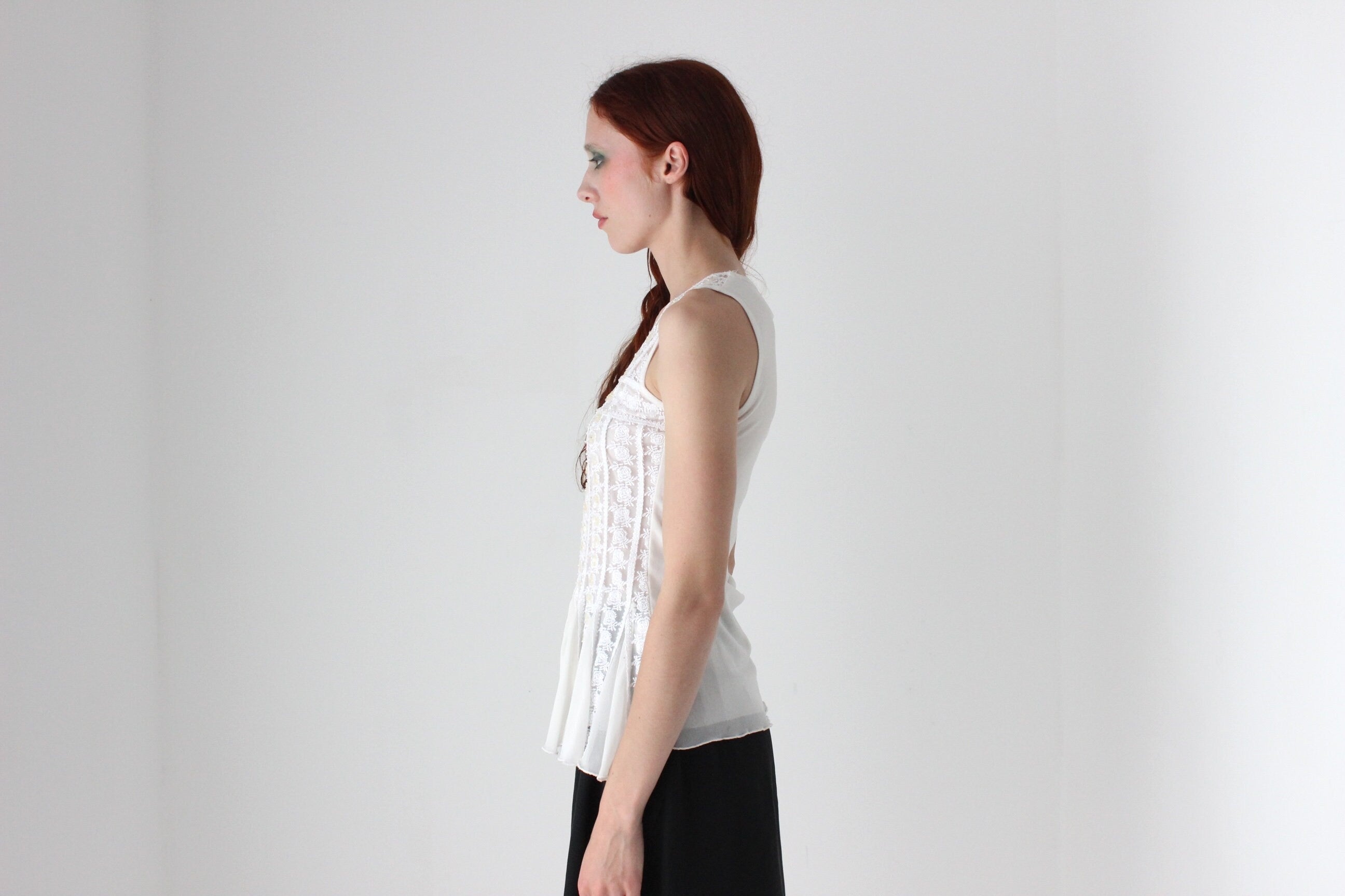 Y2K Mesh Fairy / Renaissance / Medieval Corset Top