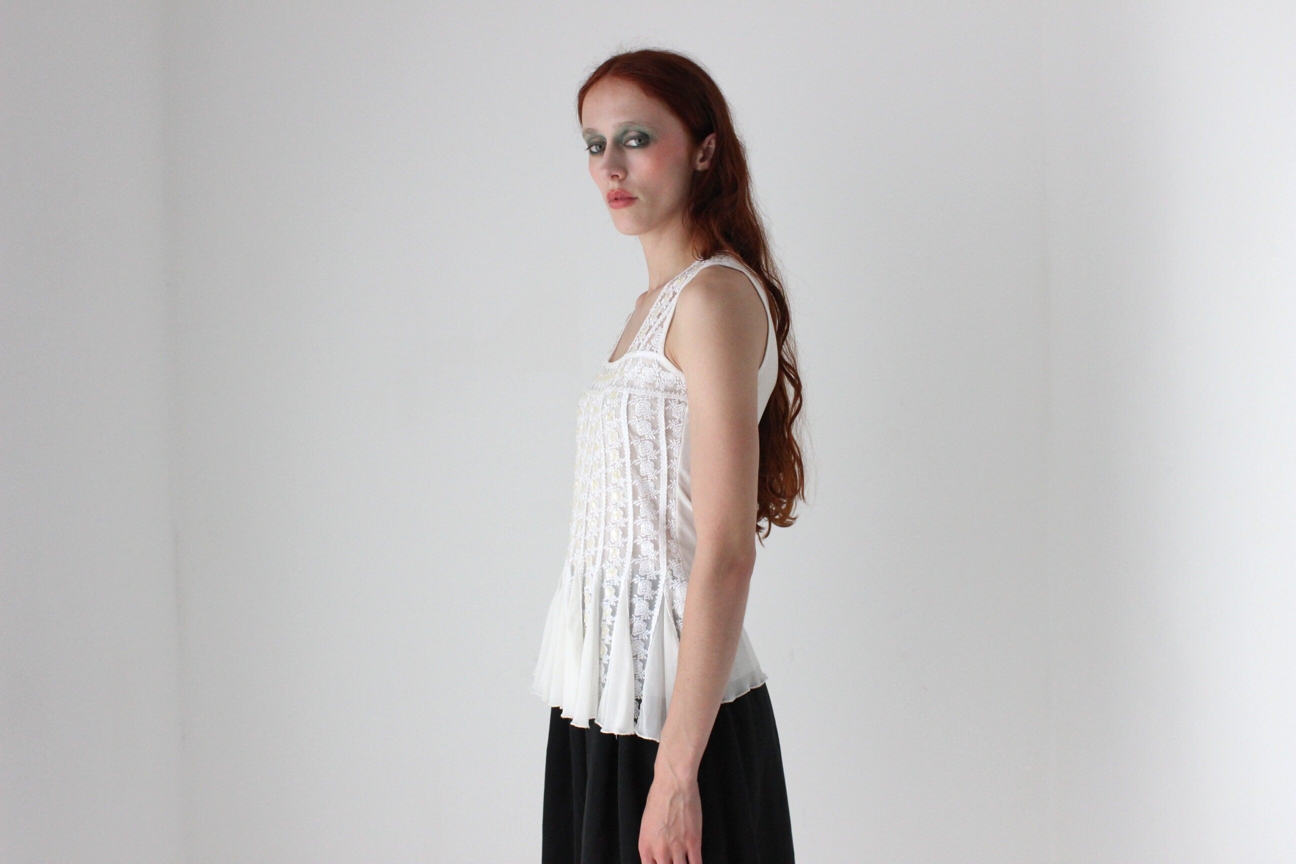 Y2K Mesh Fairy / Renaissance / Medieval Corset Top