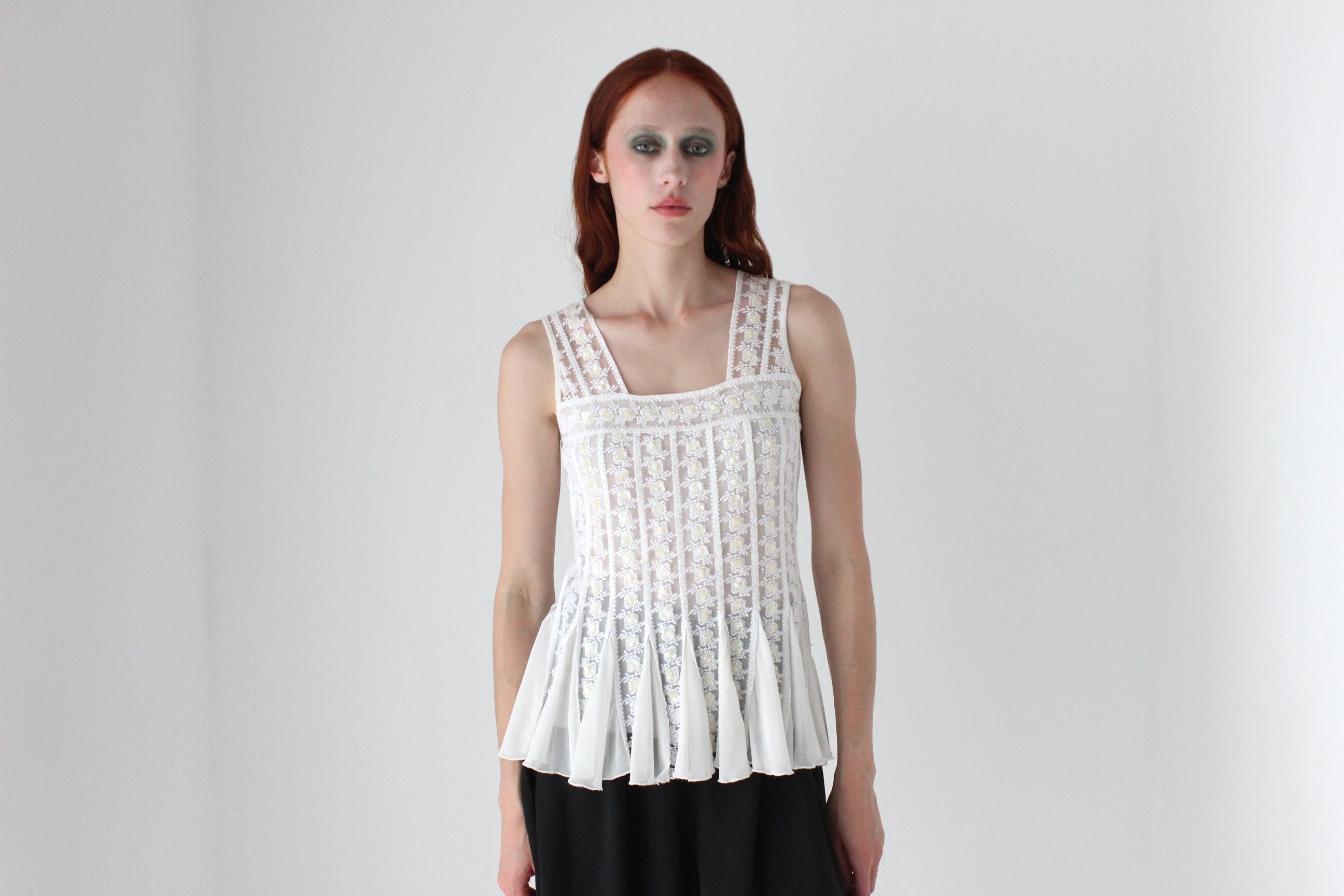 Y2K Mesh Fairy / Renaissance / Medieval Corset Top