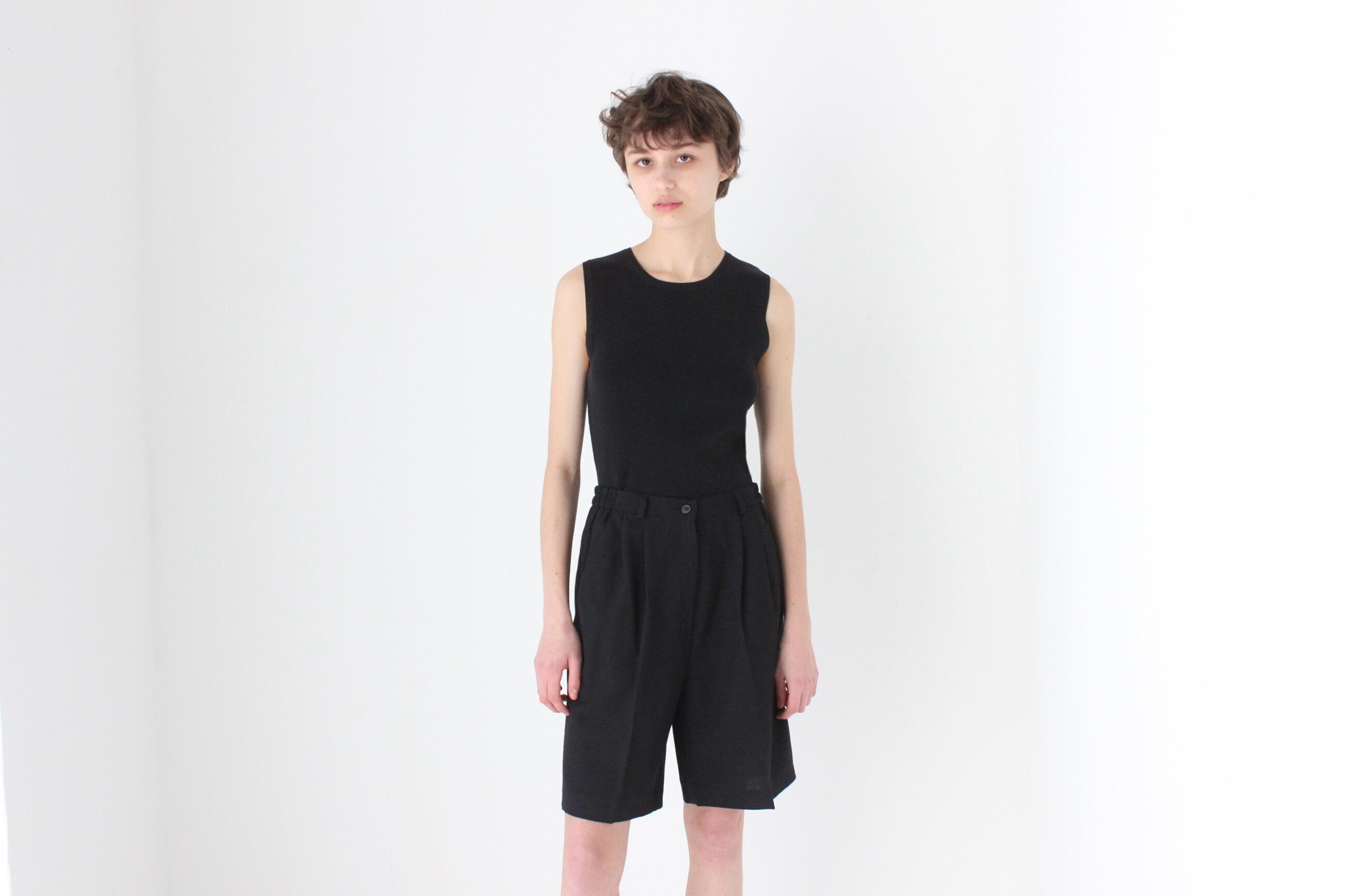 Perfect Minimal 90s Knit Tank by Equipment