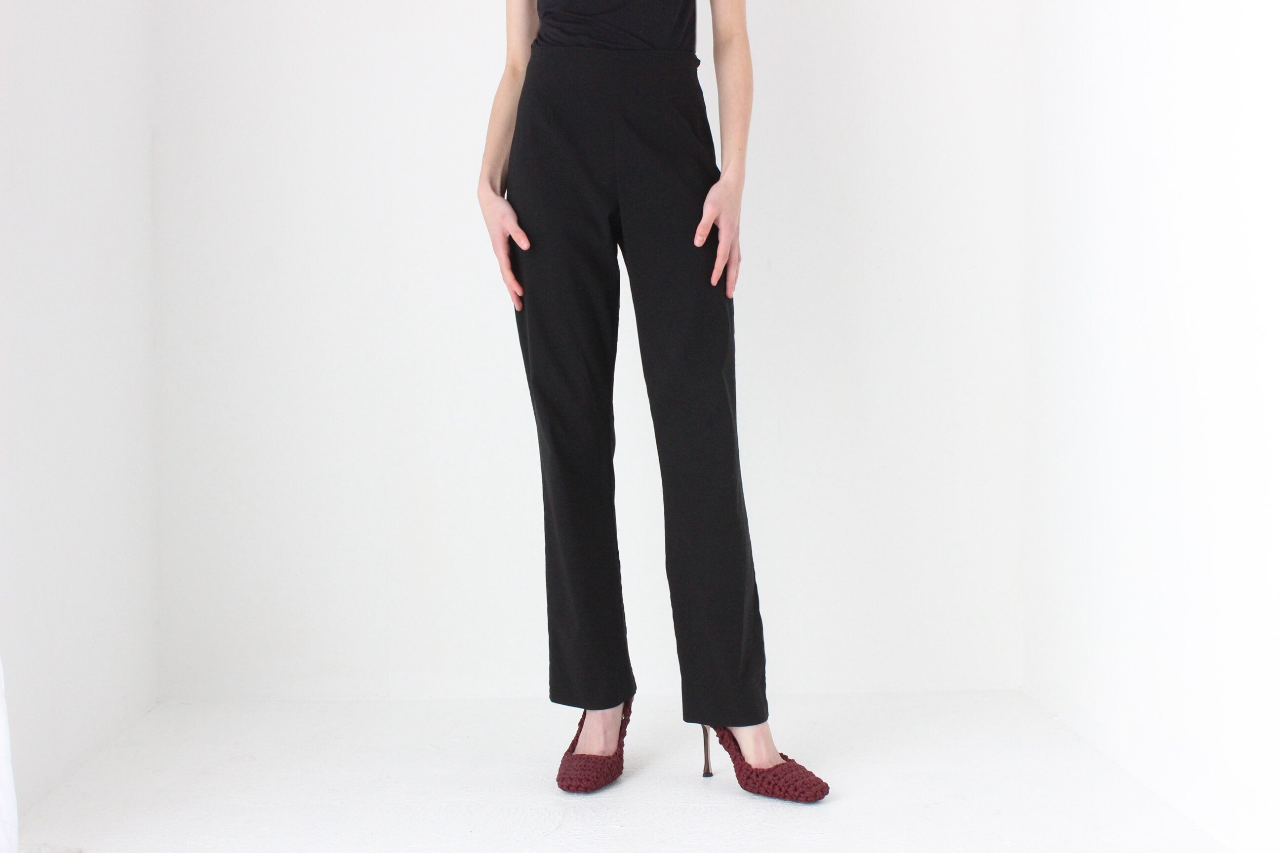 Sexy Y2K Lycra Blend Slim Fit Pants