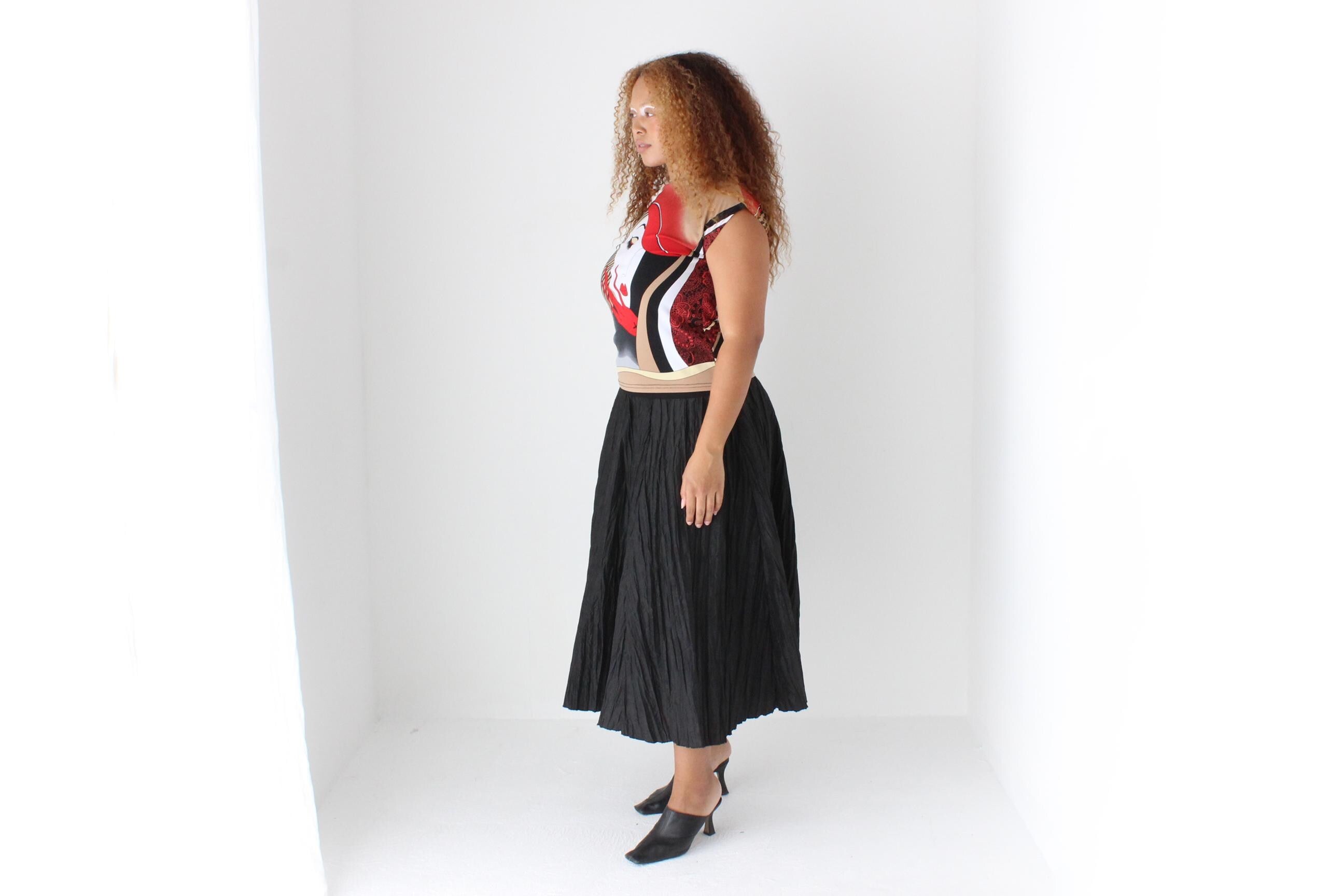 Y2K Face / Wearable Pop Art Top