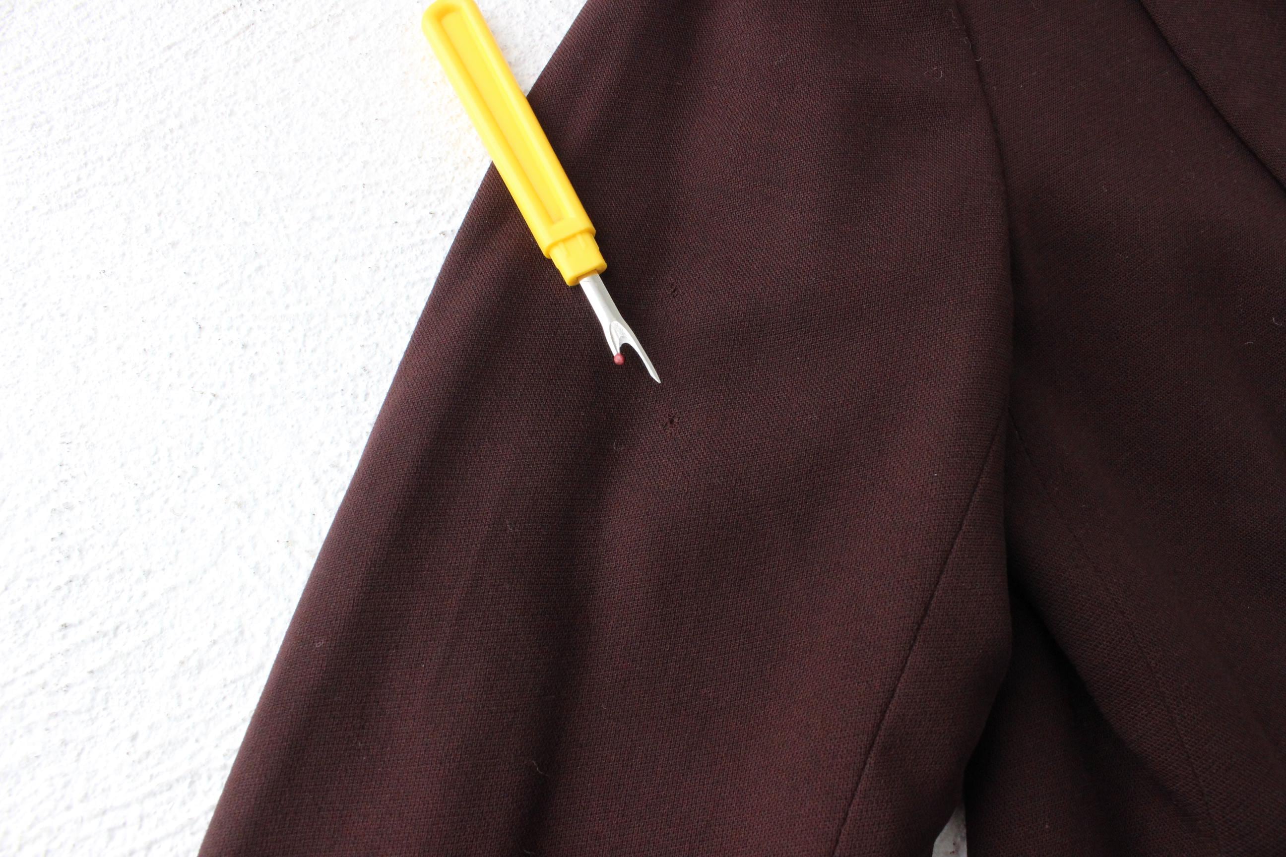 90s Chocolate Pure Wool Tailored Suit Blazer