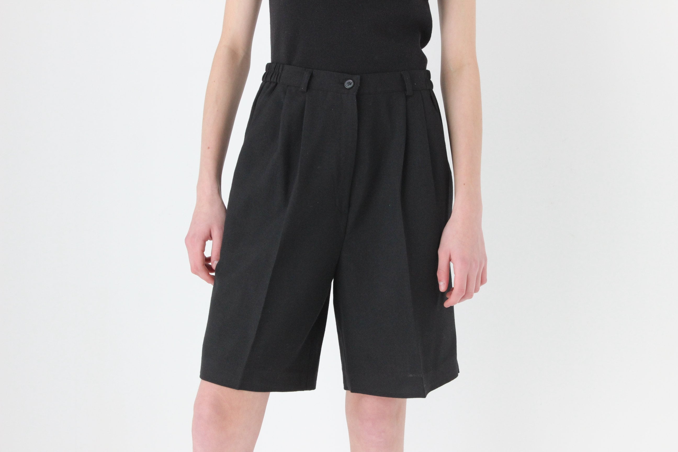 Minimal 90s Longer Length Bermuda Shorts