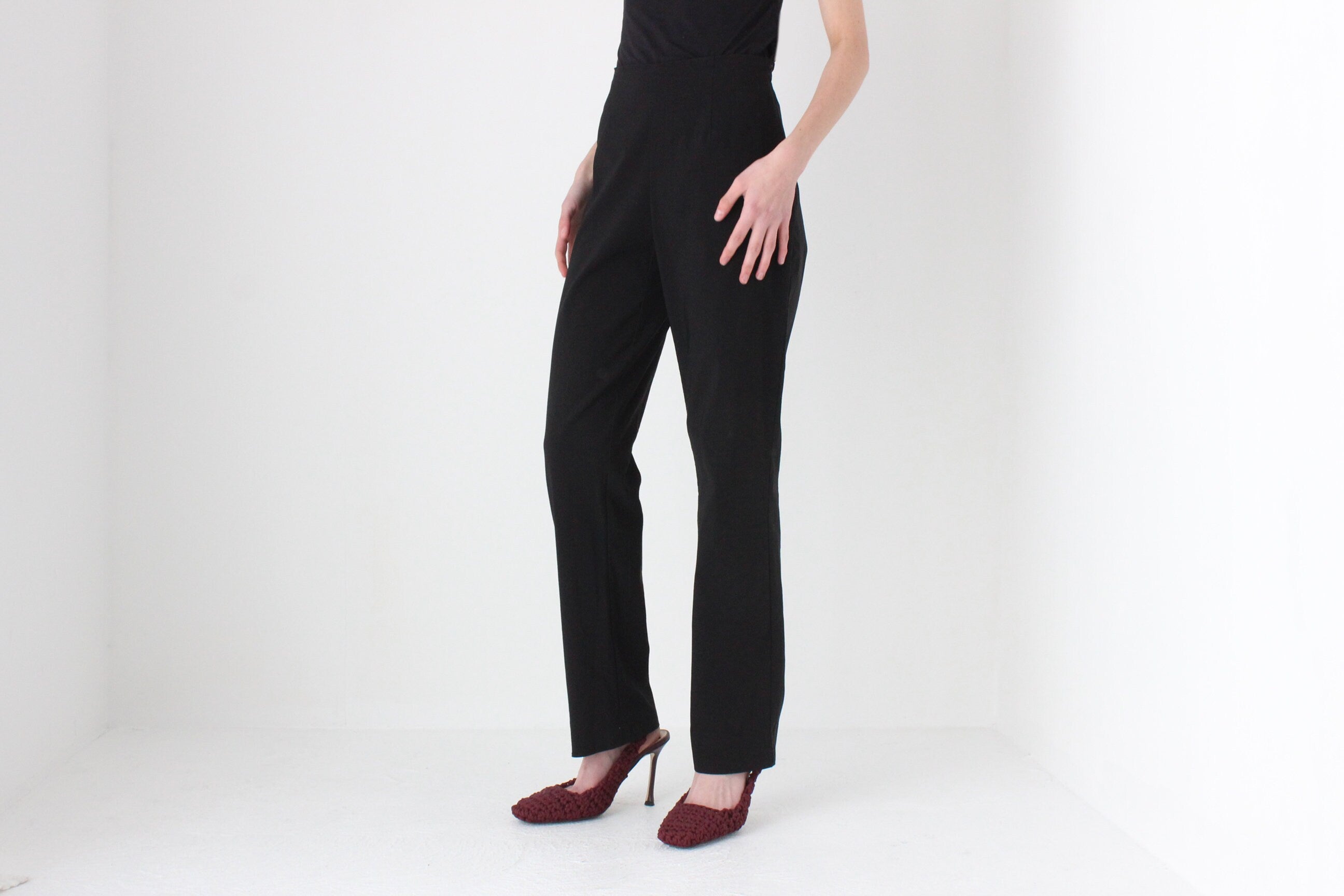 Sexy Y2K Lycra Blend Slim Fit Pants