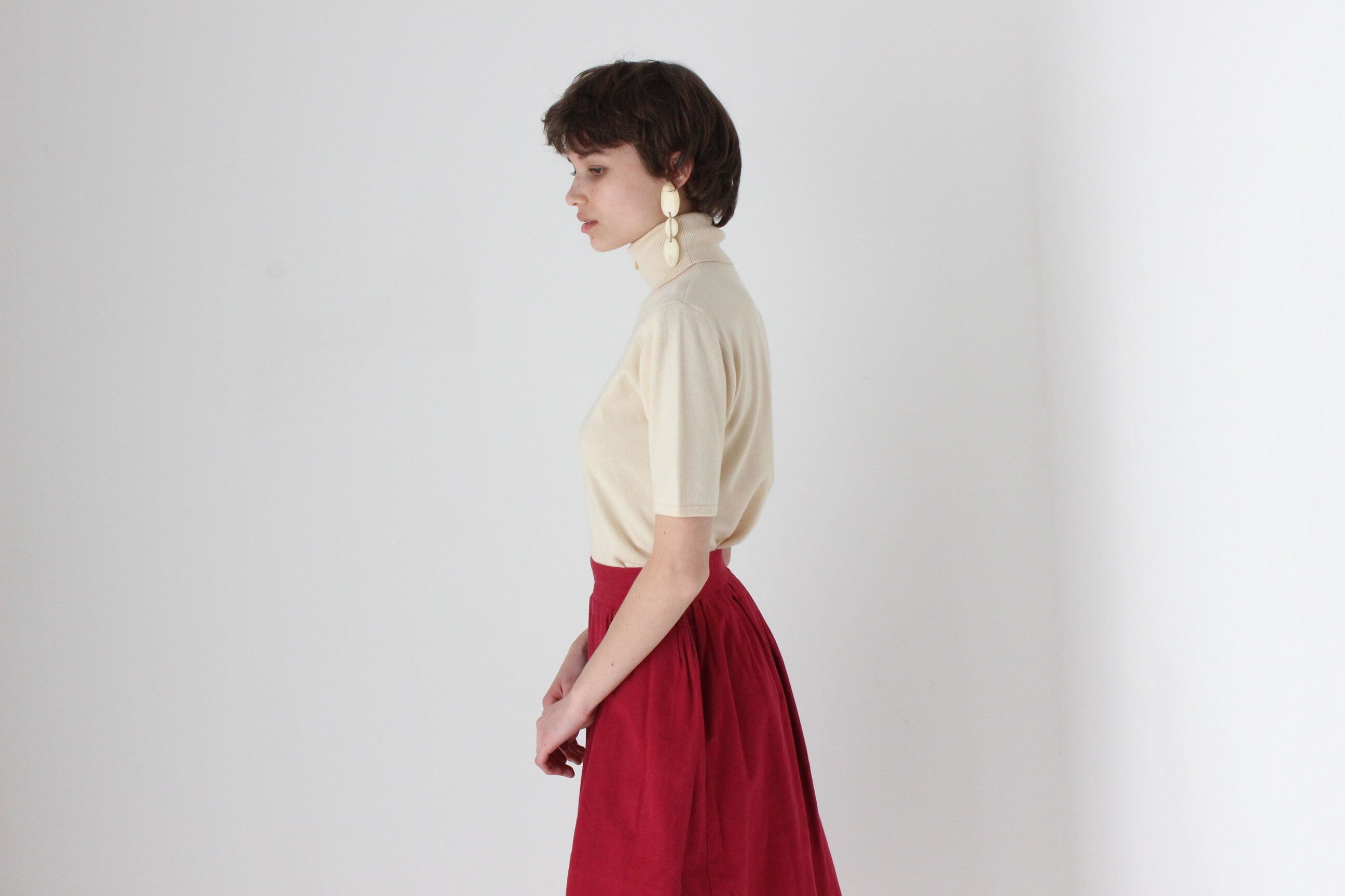 90s Louis Feraud Silk & Cashmere Luxury Knit Top