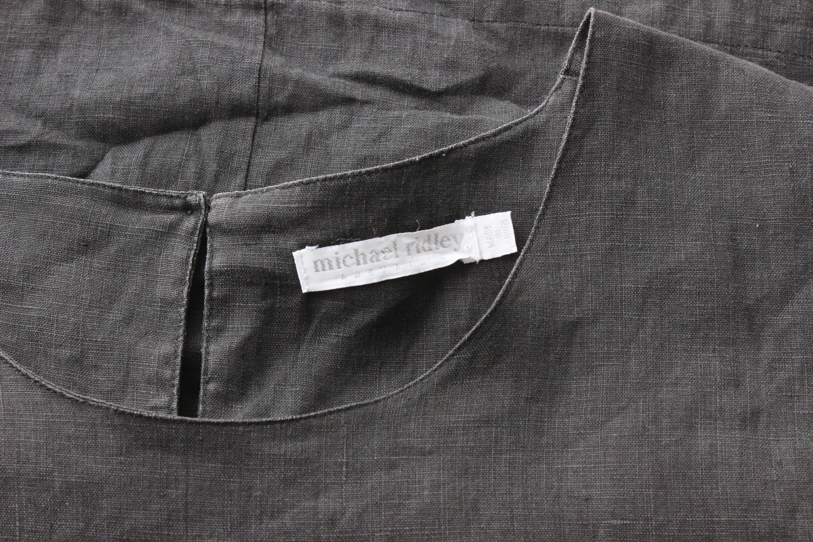 90s Pure Linen Soft, Relaxed Tank Top