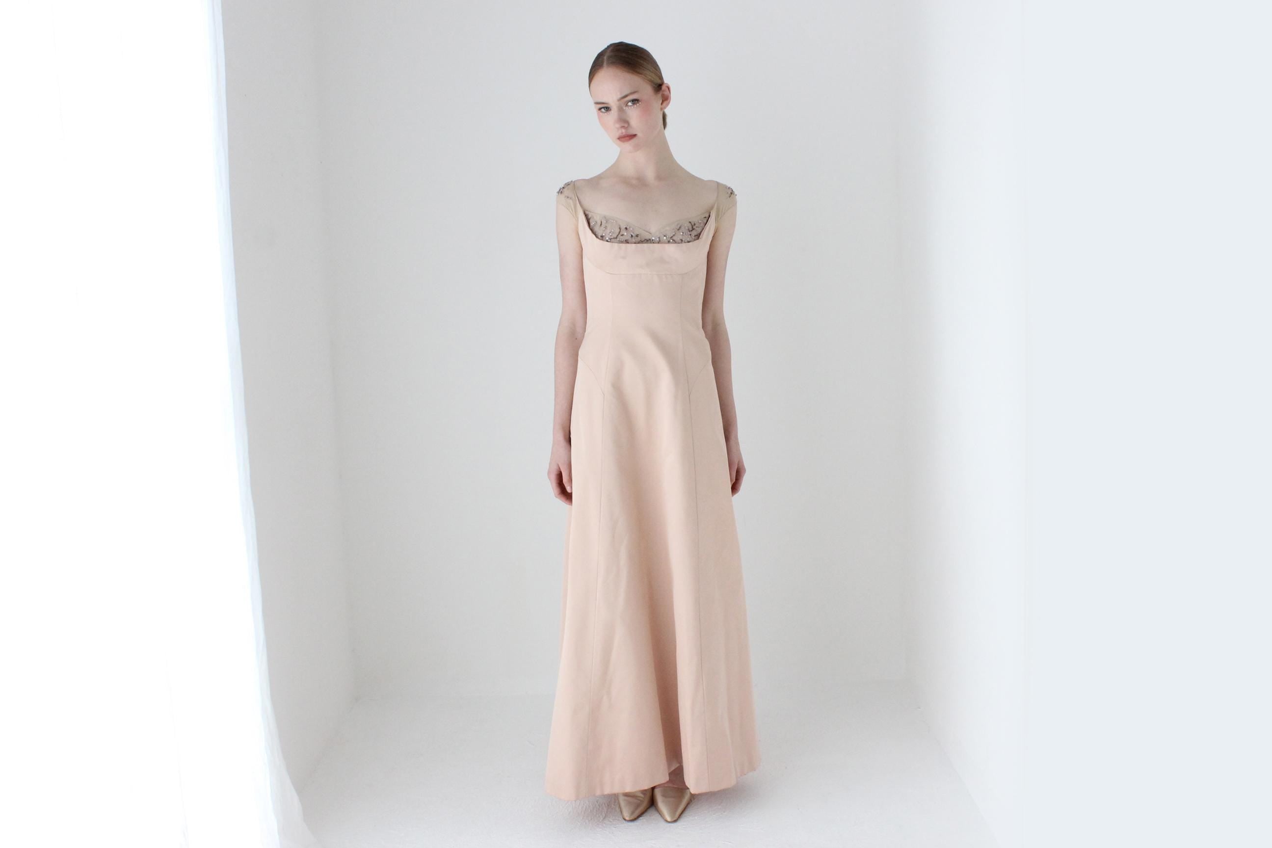 1990s Richard Tyler Couture Silk Renaissance Gown