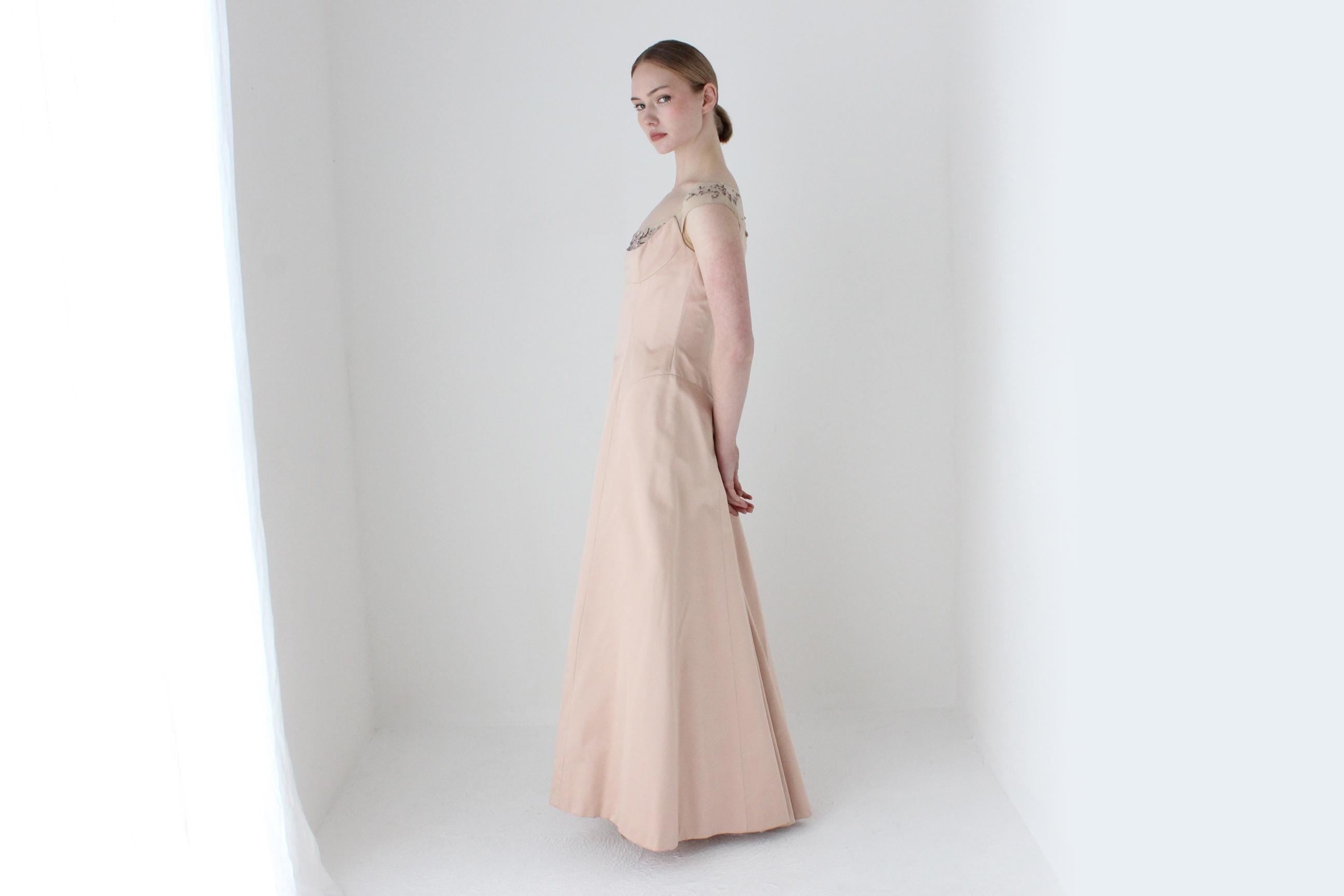 1990s Richard Tyler Couture Silk Renaissance Gown