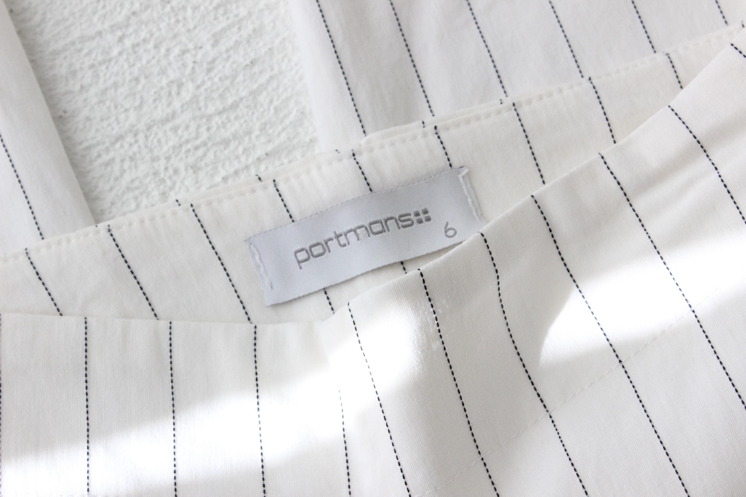 Y2K White Pinstripe Capri Pant Bridal Suit