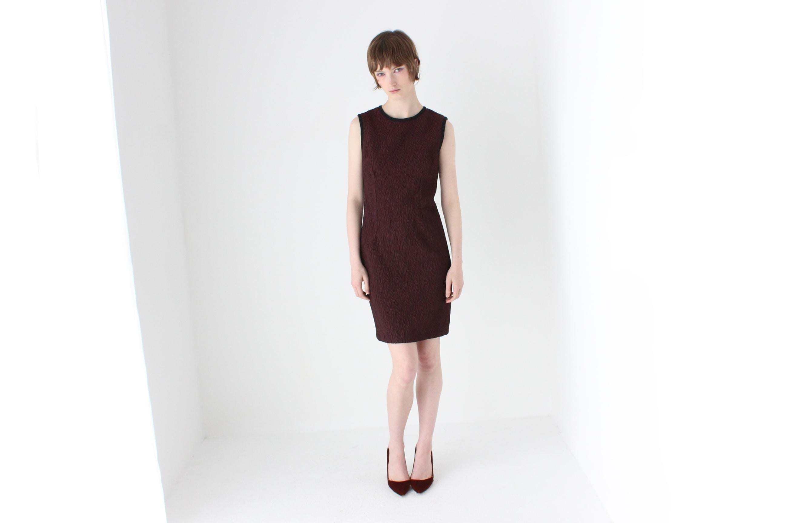 2000s Dolce & Gabbana Textural Aubergine Minimal + Chic Mini
