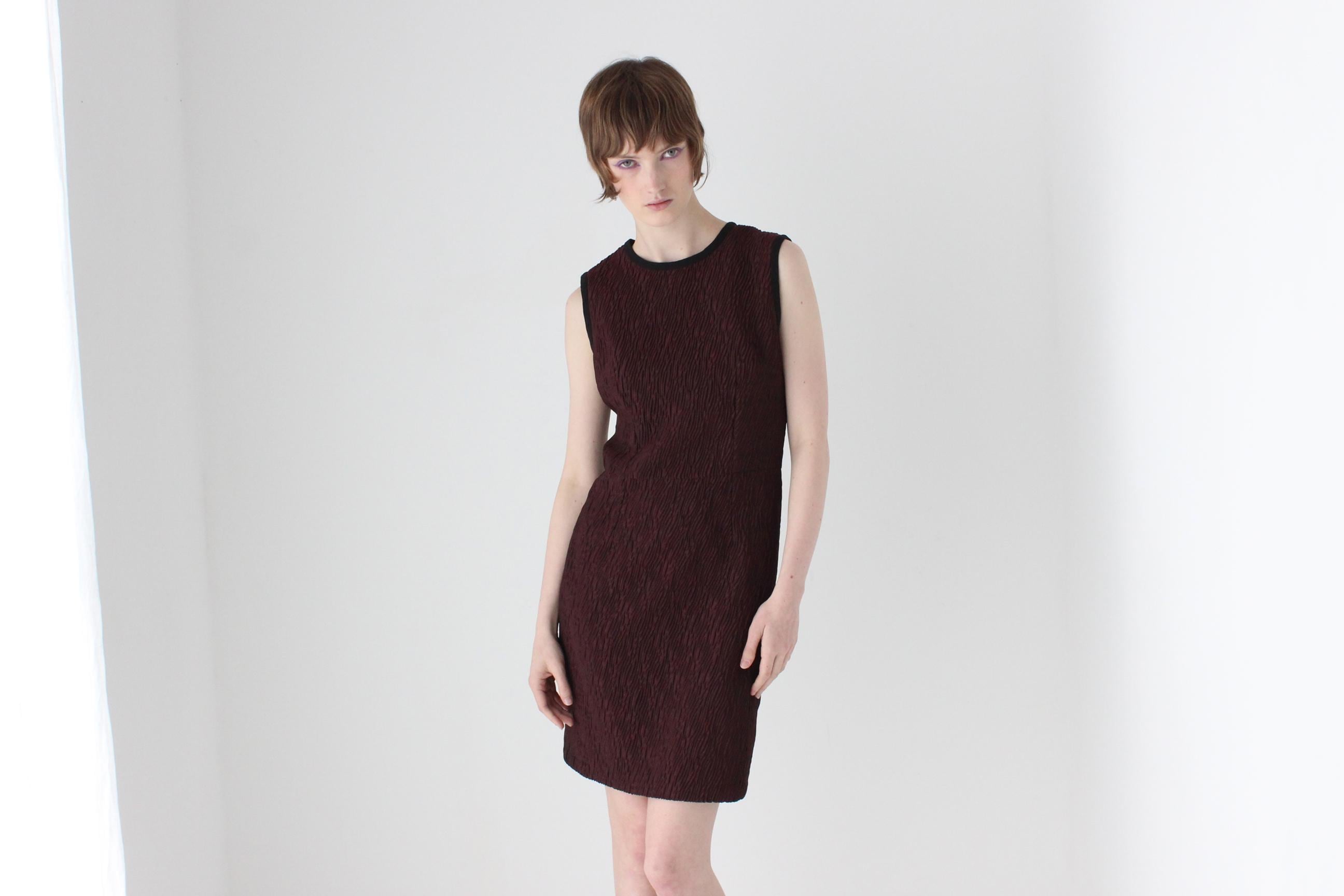 2000s Dolce & Gabbana Textural Aubergine Minimal + Chic Mini
