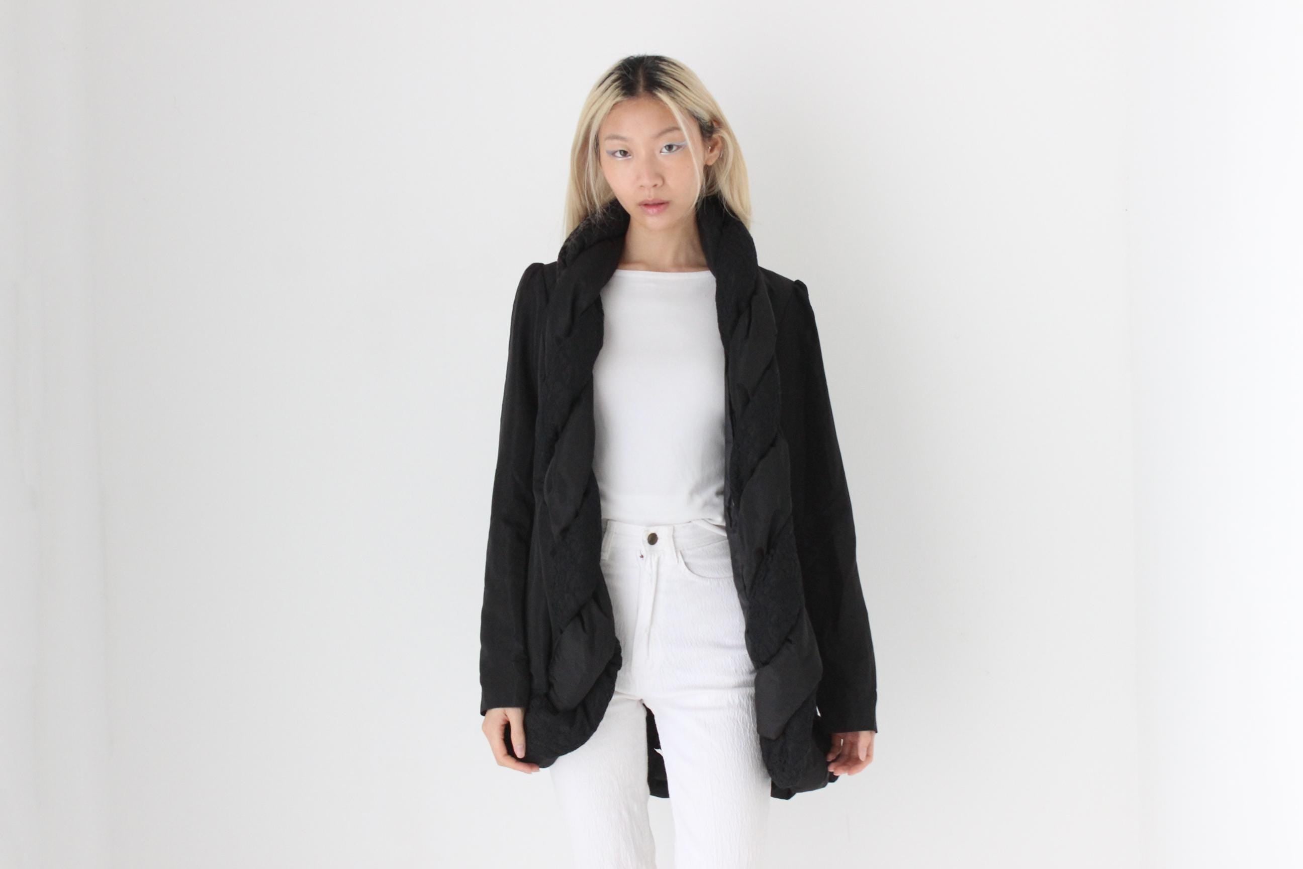 FUTURISM Y2K Braided Puffer Coat