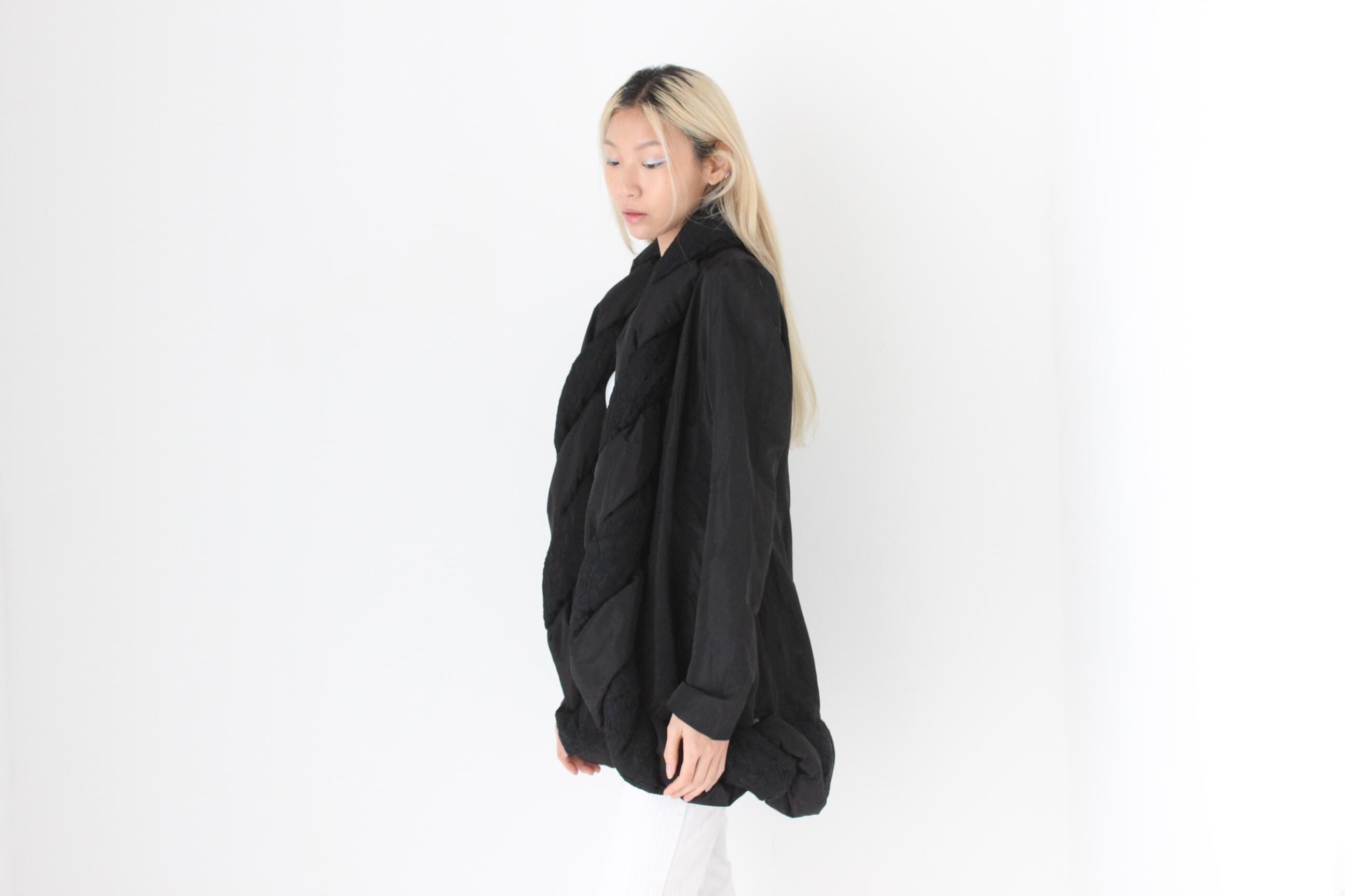 FUTURISM Y2K Braided Puffer Coat