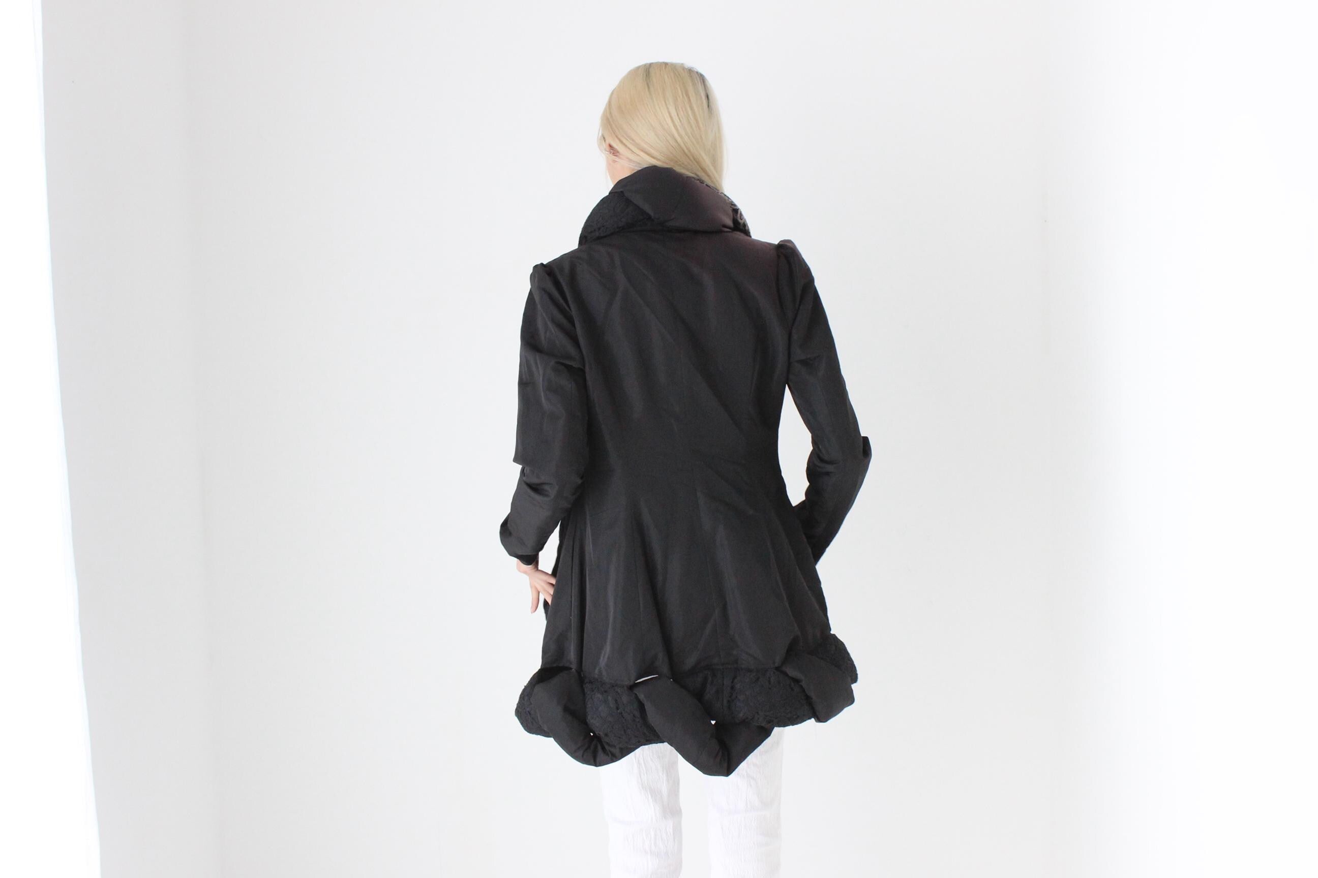 FUTURISM Y2K Braided Puffer Coat