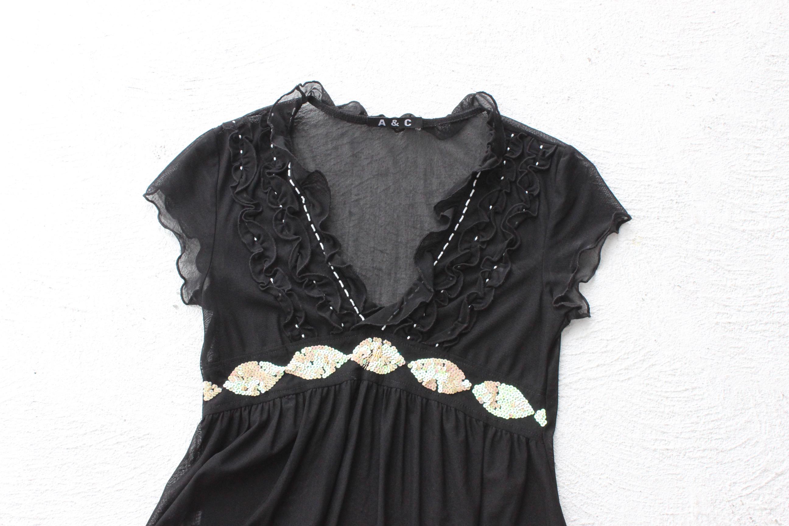 FUTURISM Cute Y2K Mesh Babydoll Top