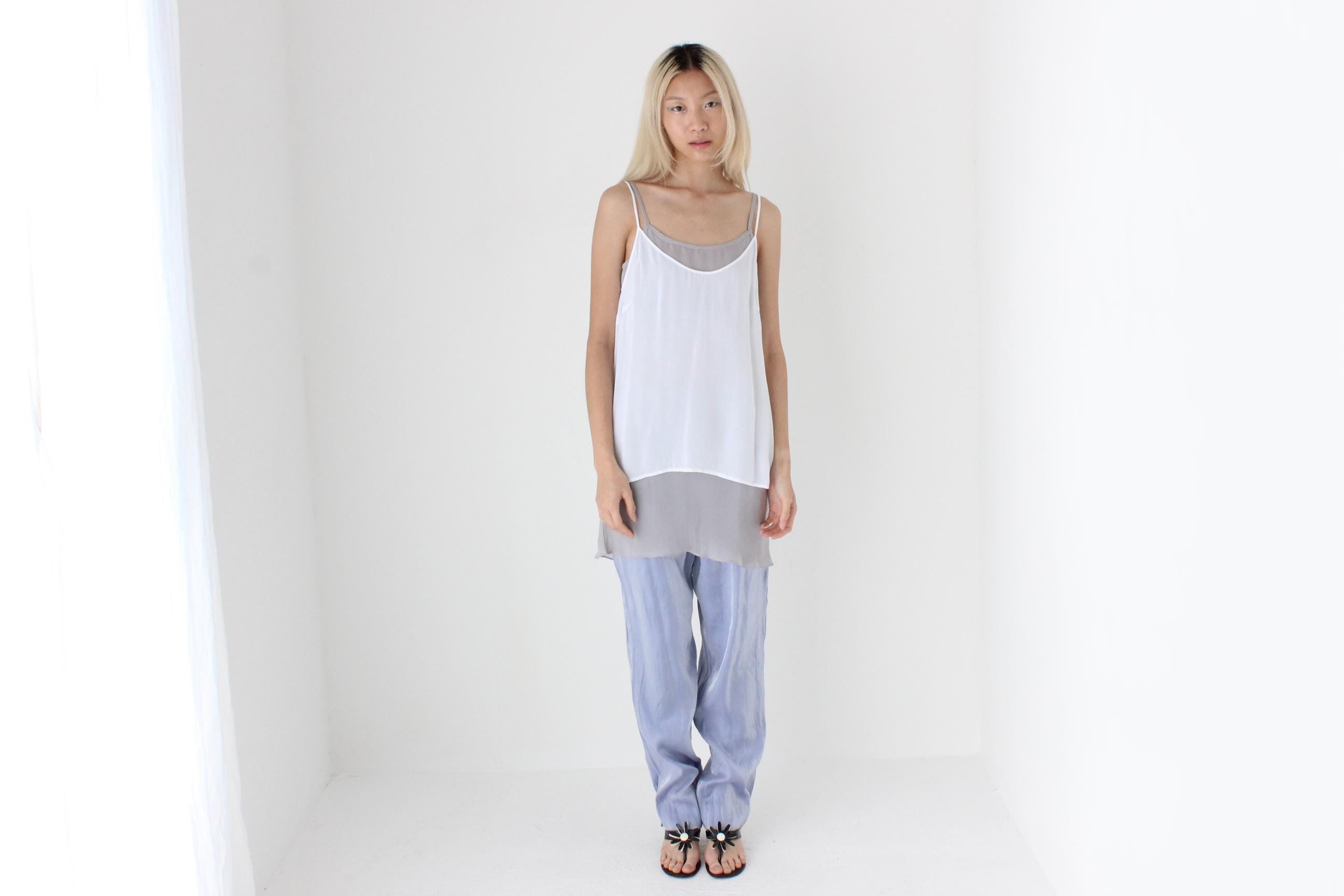 FUTURISM 90s Gauze Spaghetti Strap Cami