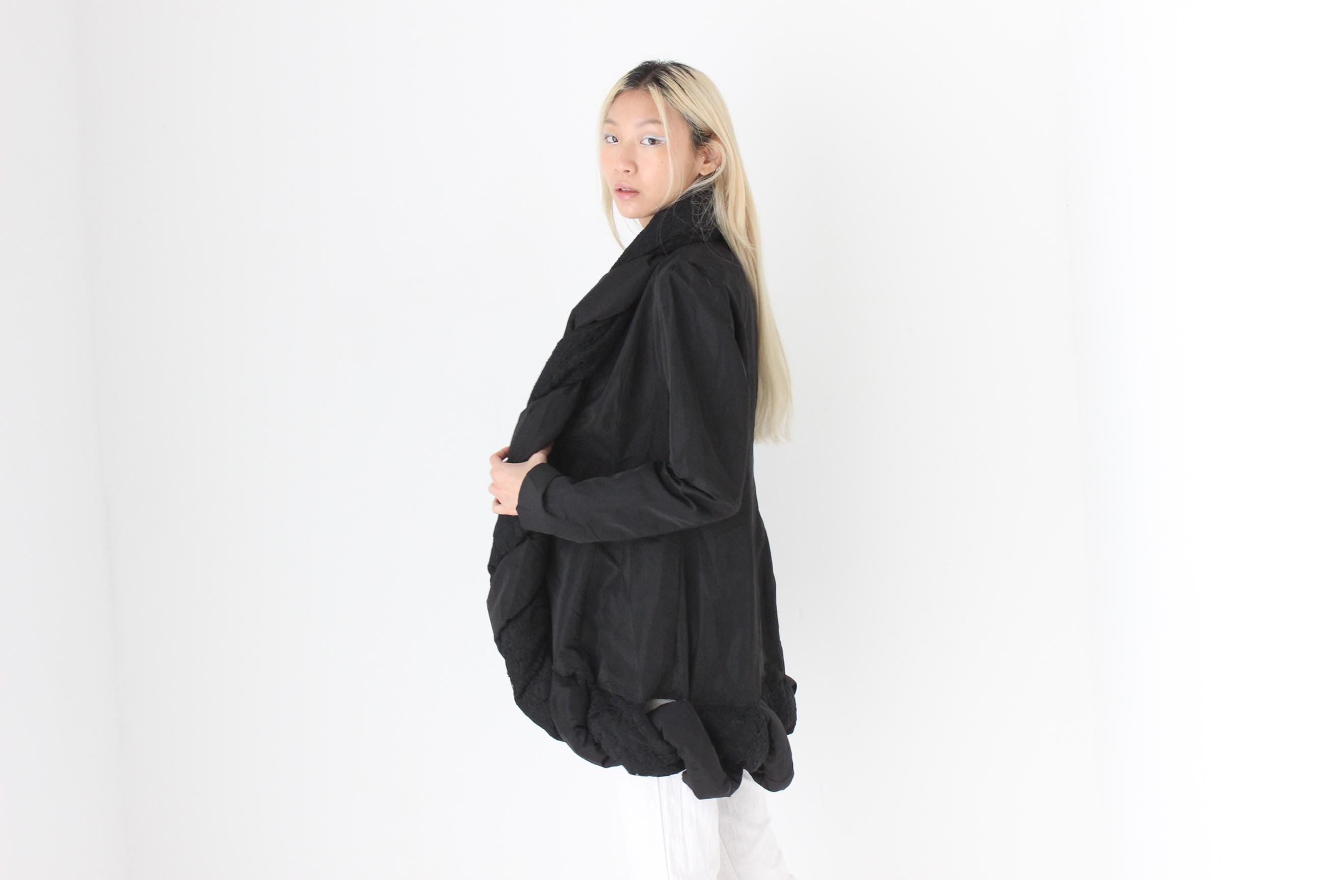 FUTURISM Y2K Braided Puffer Coat