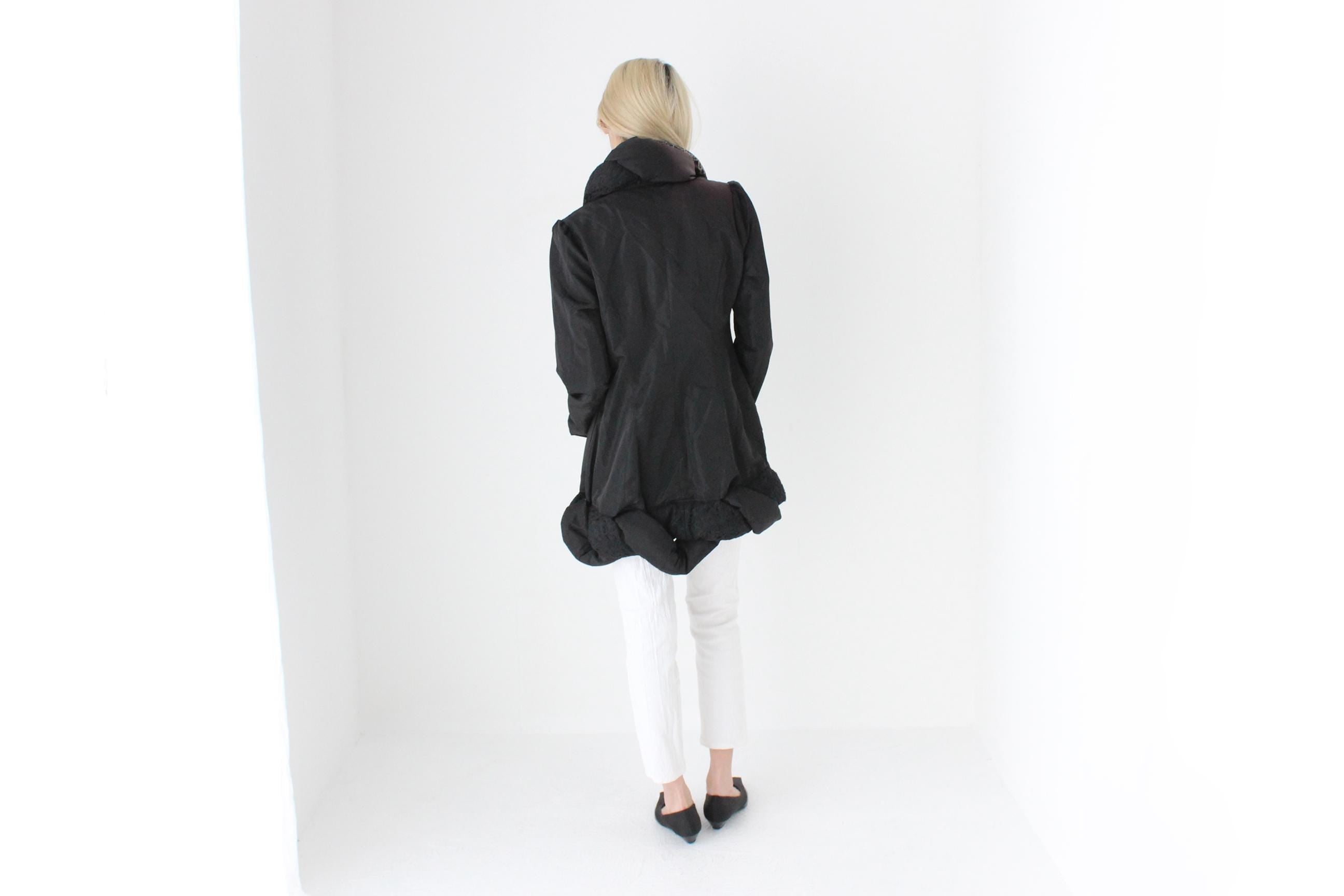 FUTURISM Y2K Braided Puffer Coat