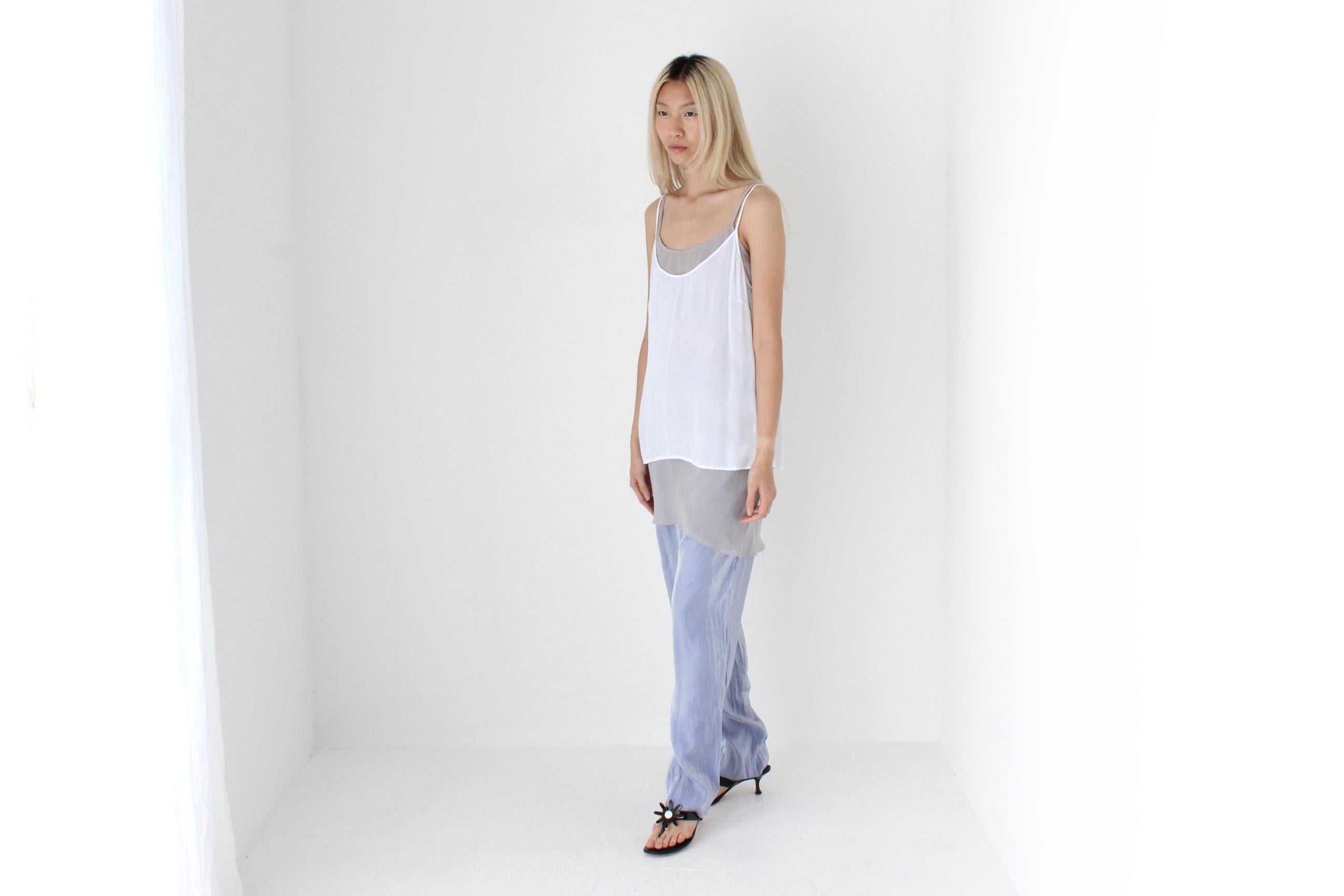 FUTURISM 90s Gauze Spaghetti Strap Cami