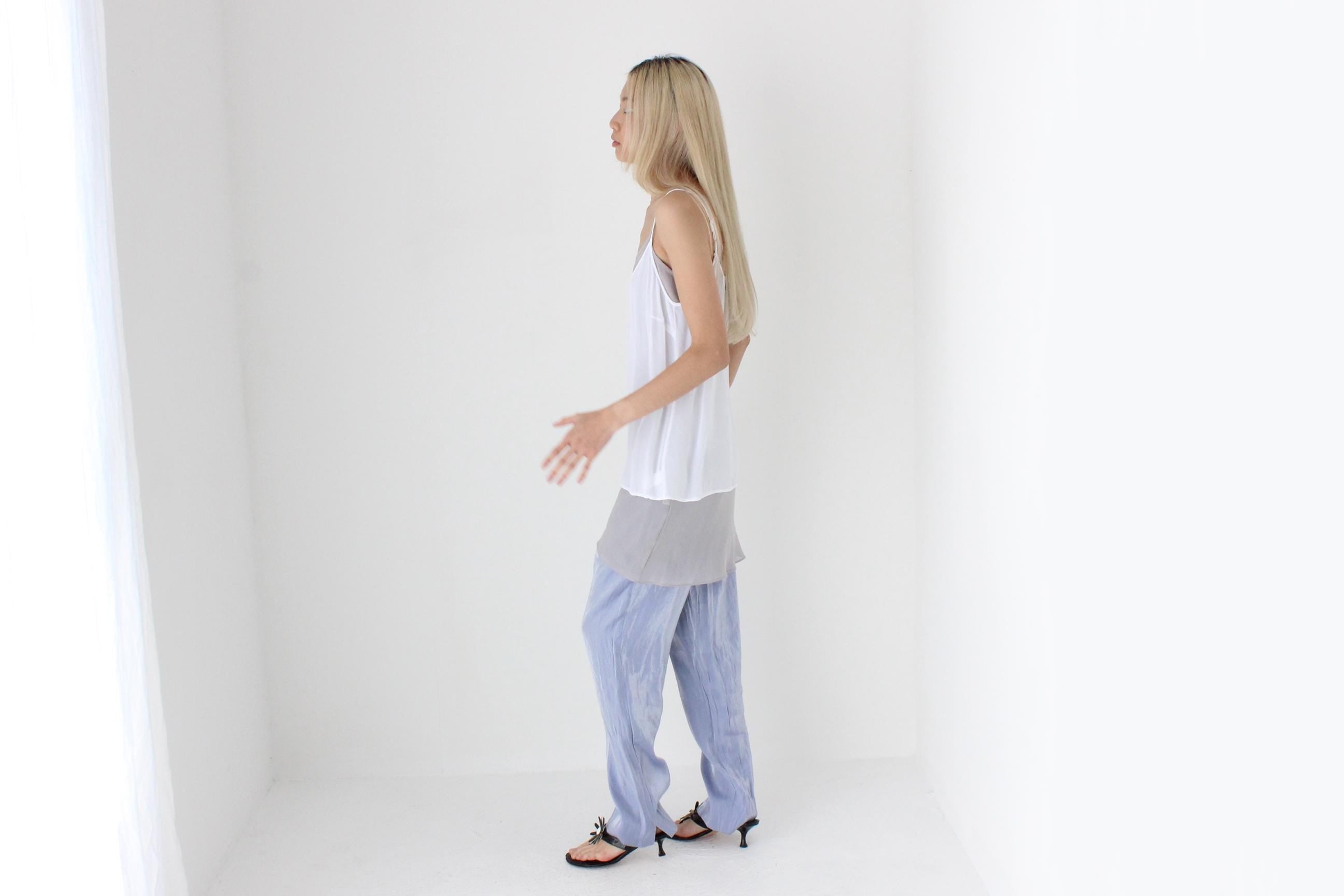 FUTURISM 90s Gauze Spaghetti Strap Cami