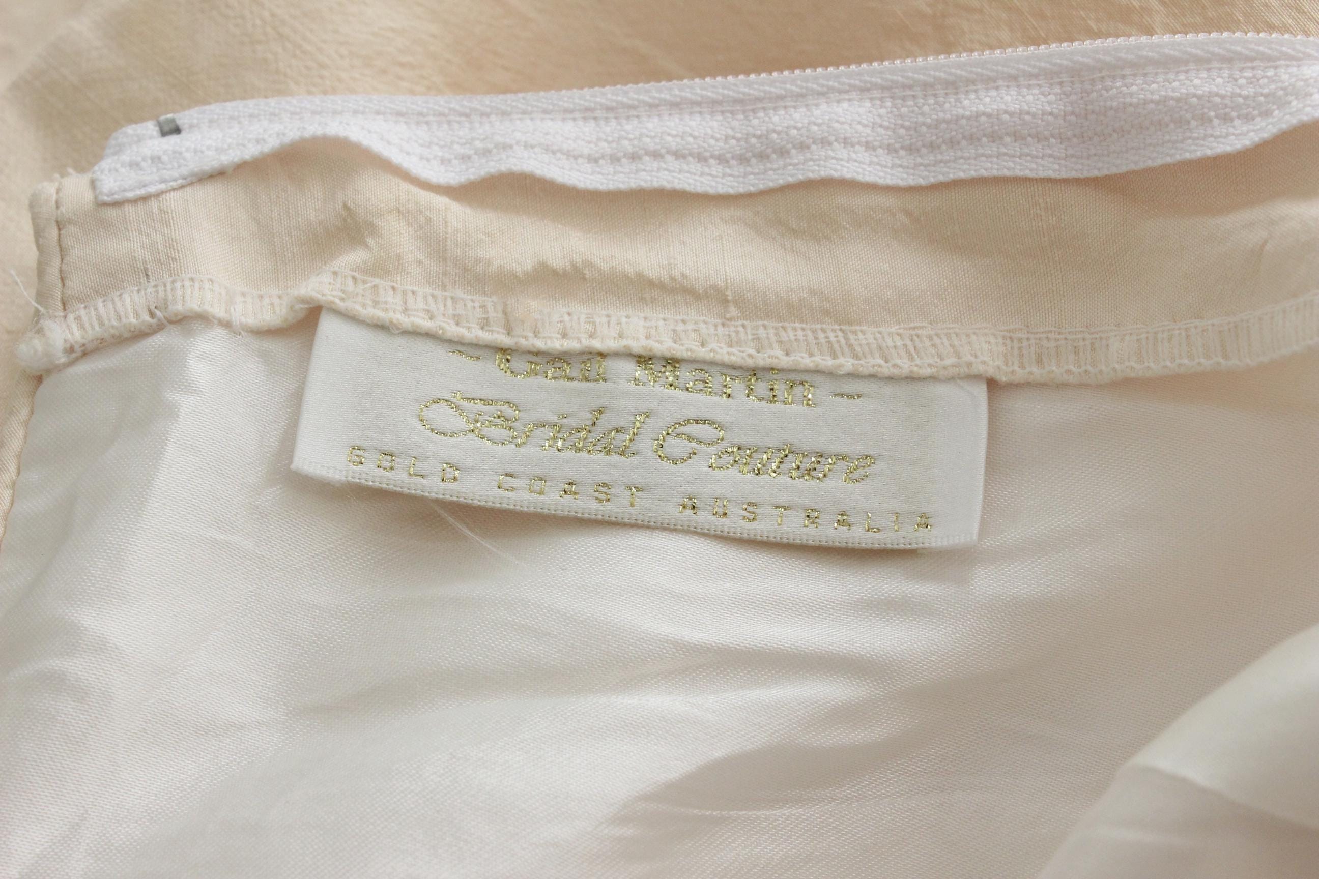90s Pure Silk Renaissance Bride Basque Waist & Bow Corset Gown