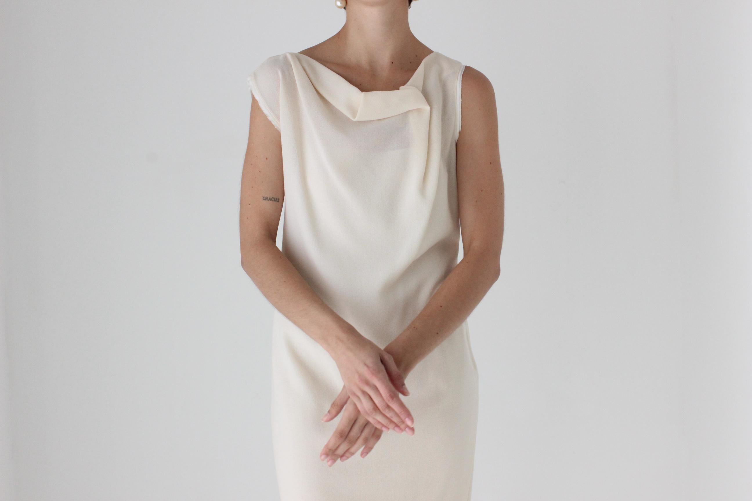 2000s ROKSANDA Wool & Silk Origami Shift