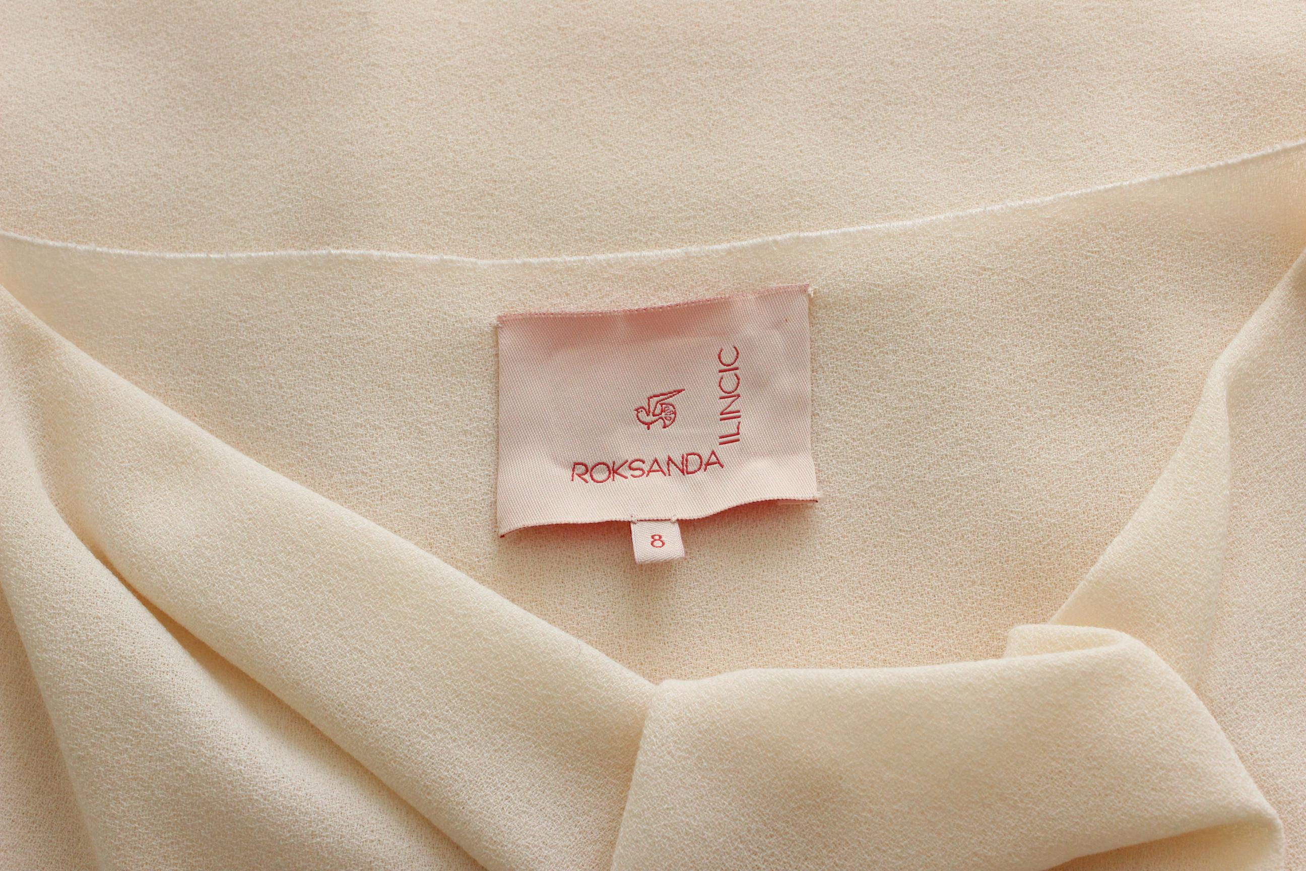 2000s ROKSANDA Wool & Silk Origami Shift
