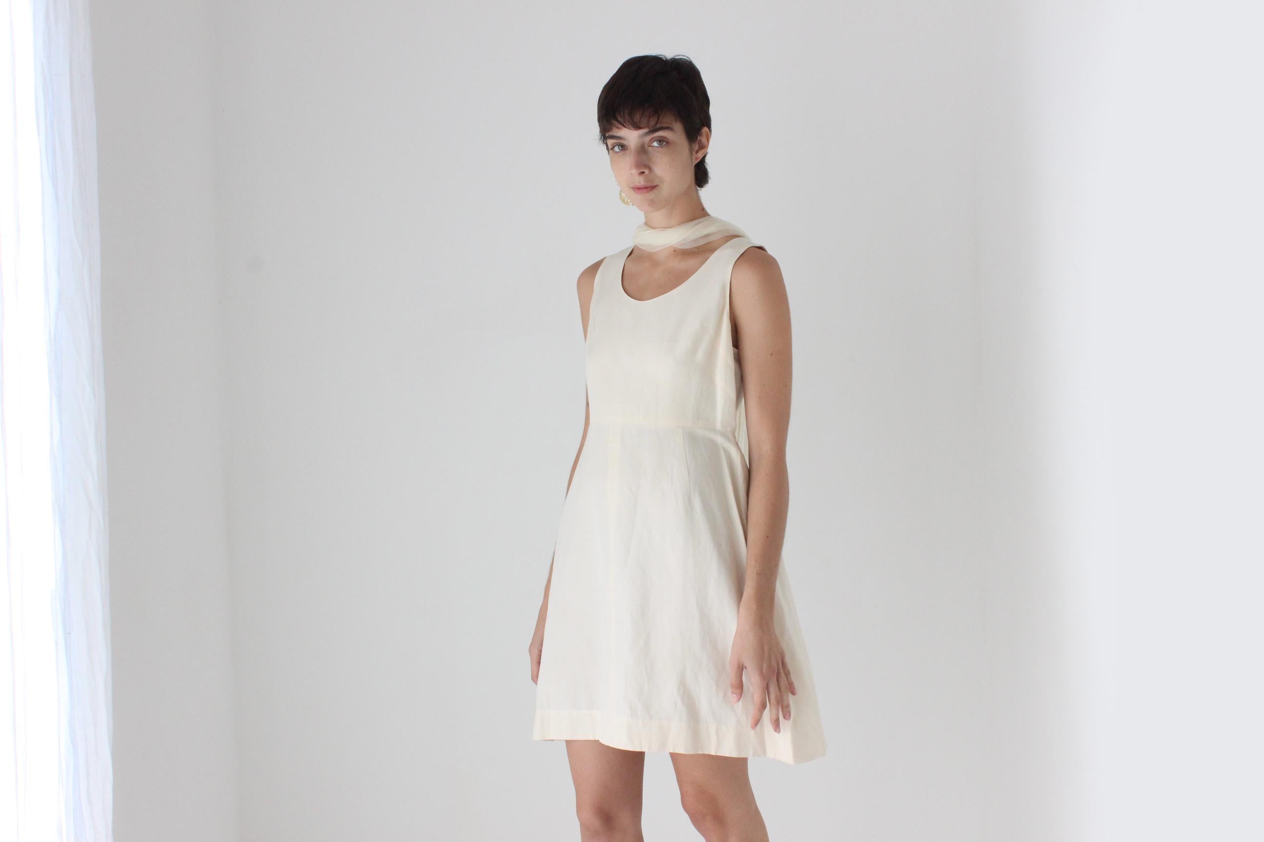 90s Morgane Le Fey Silk / Linen Mini
