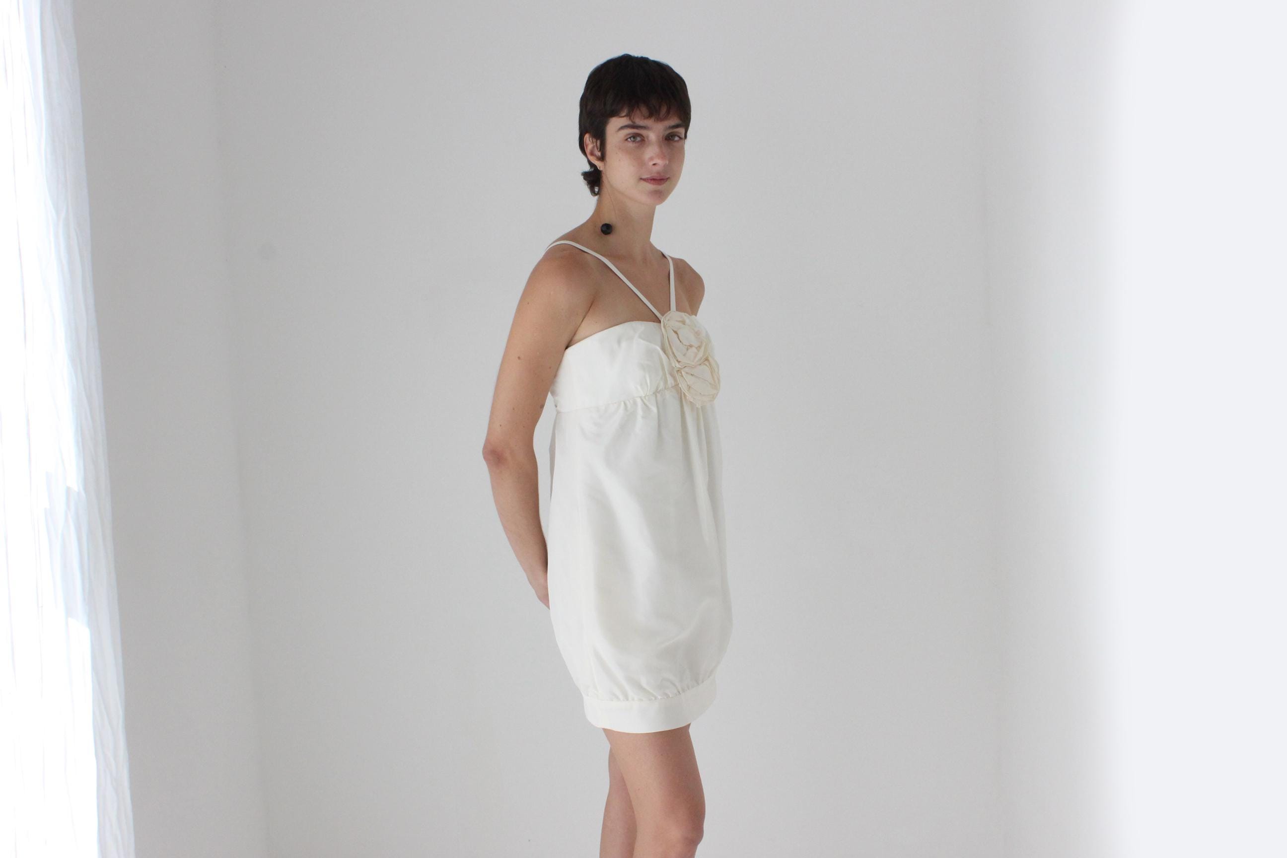 2000s AMSALE Puff Taffeta Bubble Mini