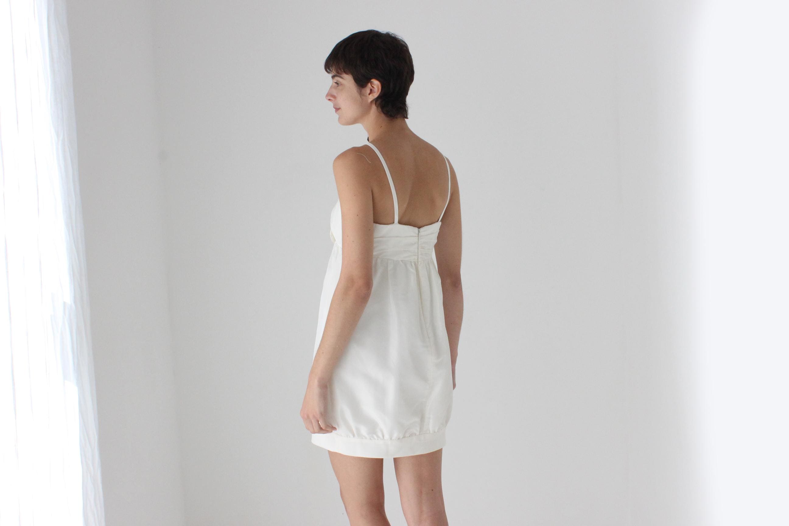 2000s AMSALE Puff Taffeta Bubble Mini