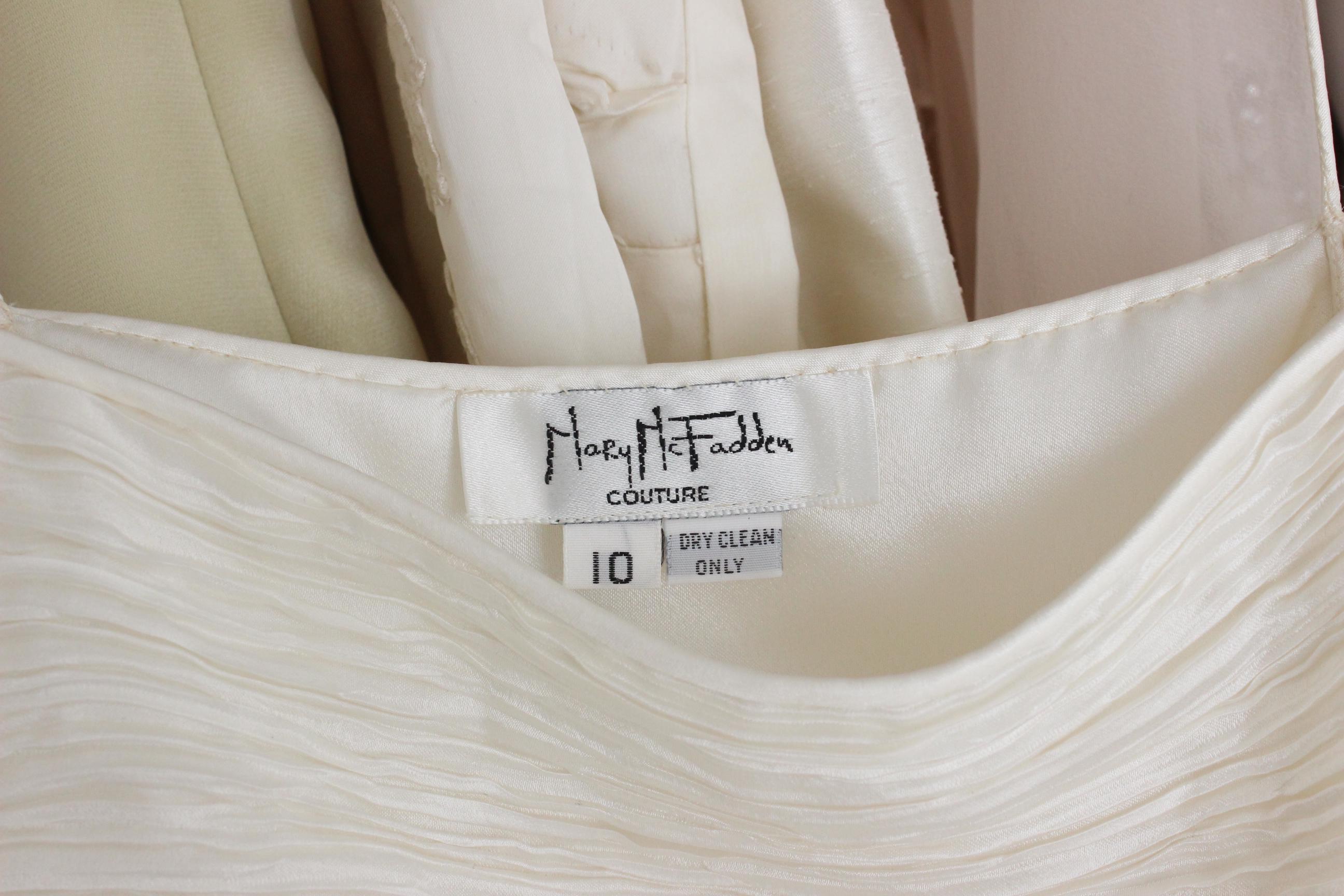 80s Mary McFadden Couture Signature Fortuny Pleat Slip Dress